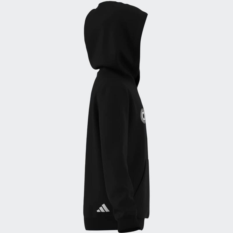 Hanorac cu glugă ADIDAS Negru Copii