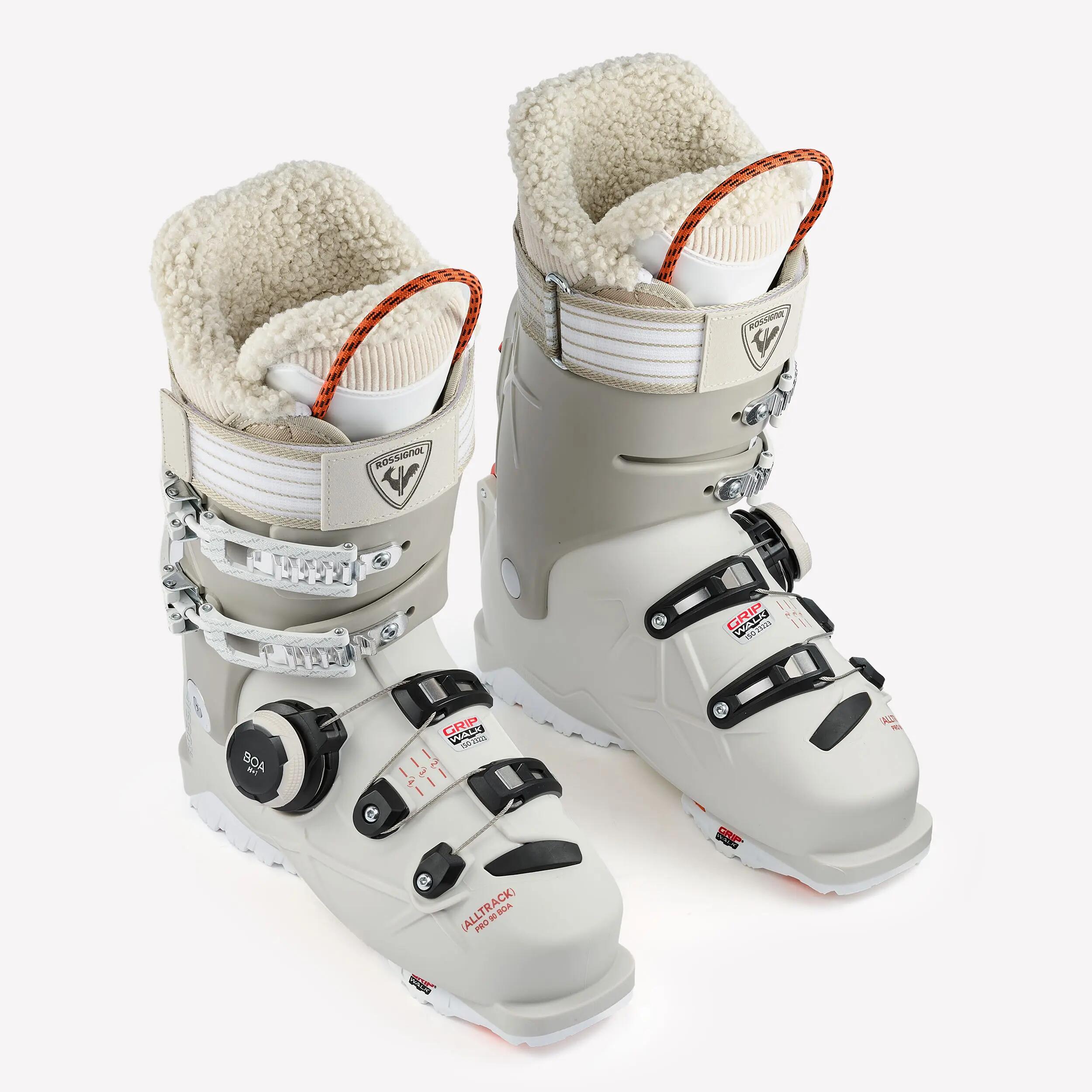 Botes d'esquí dona Rossignol Alltrack pro 90 BOA MV crema 3/10