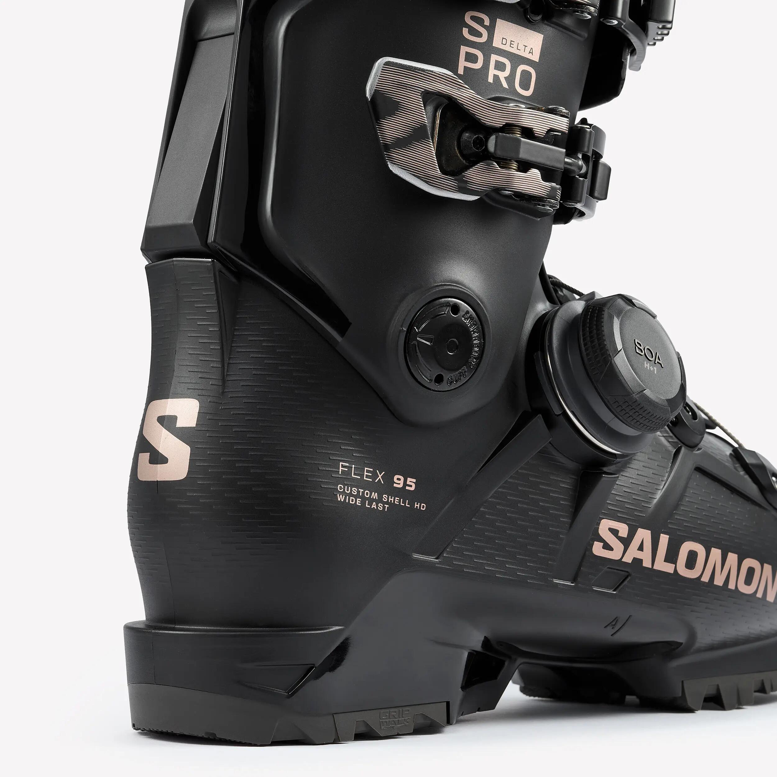 Scarponi sci donna Salomon DELTA 95 BOA HV neri  9/11