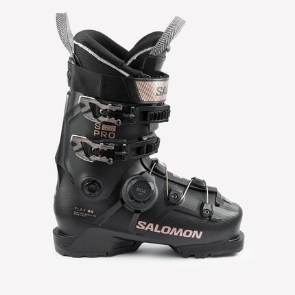 Chaussures de ski femme, Salomon Delta 95 BOA HV noires