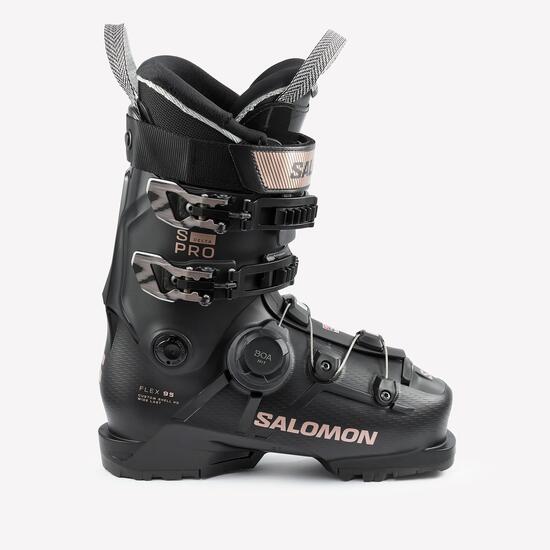 Chaussures de ski femme, Salomon Delta 95 BOA HV noires
