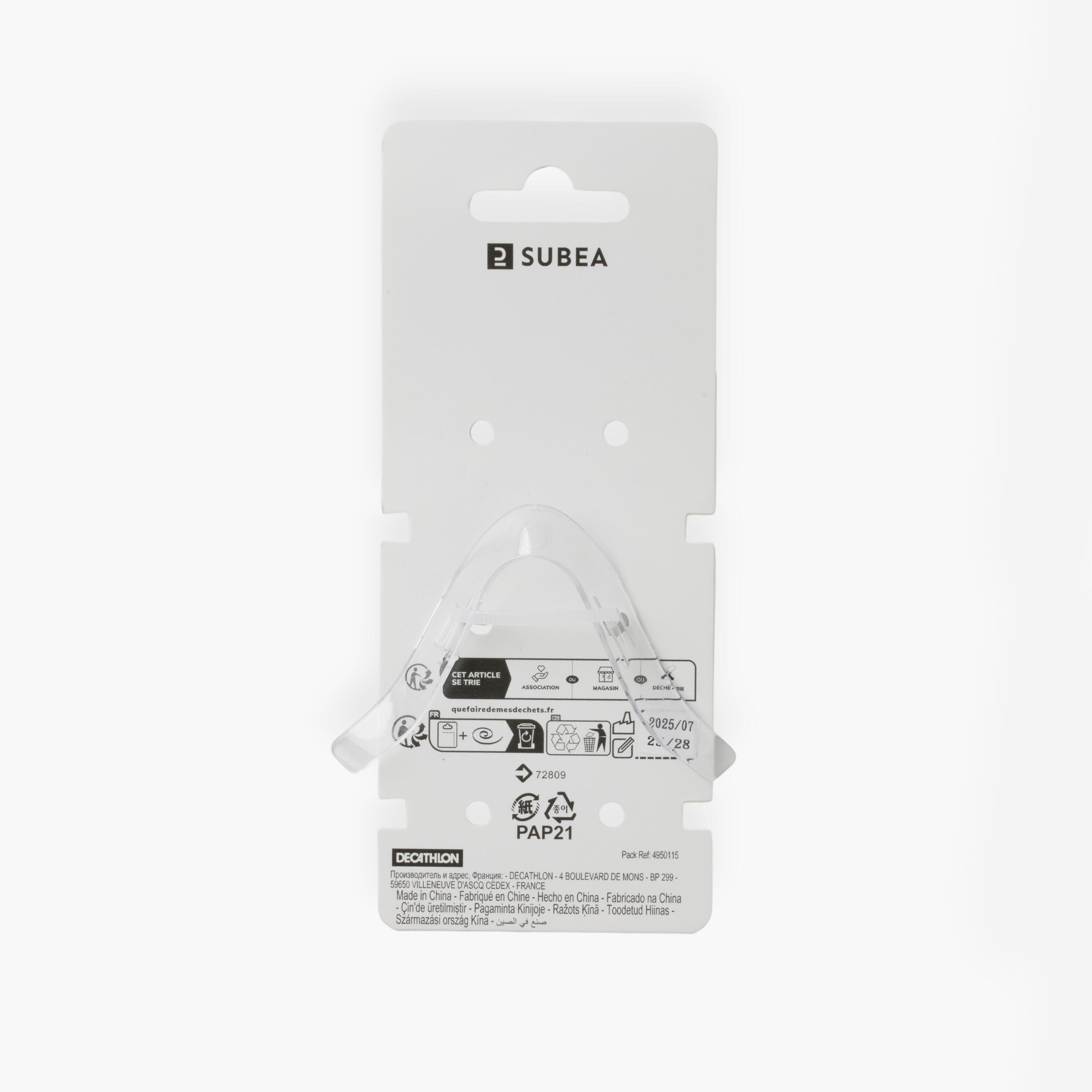 Clip nasale EASYBREATH 500 silicone 2/3