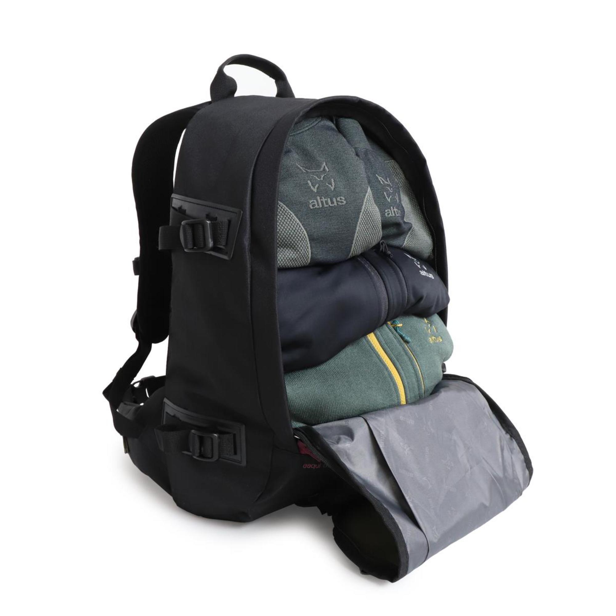 Motxilla daypack 27L negre/bordeus - CD 8/13