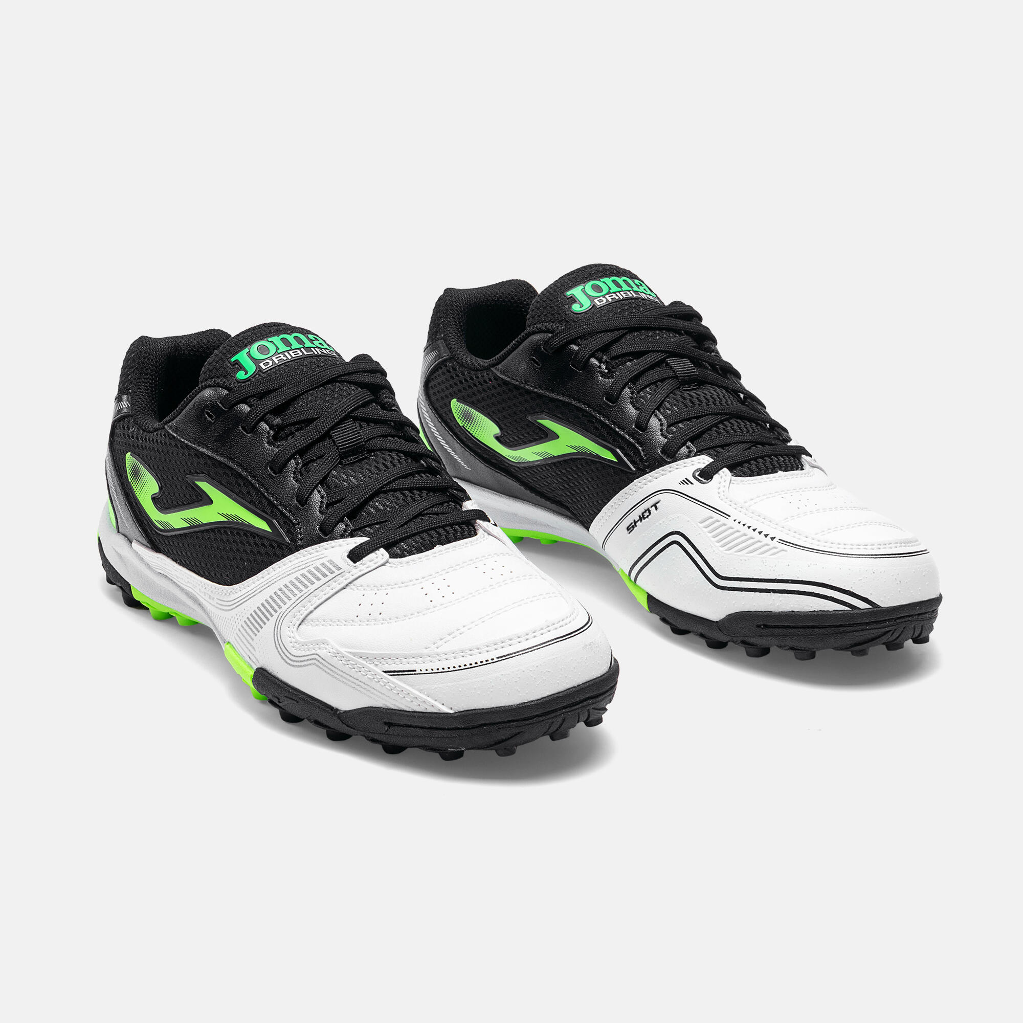 Scarpe calcetto adulto JOMA DRIBBLING nere bianche 2/5
