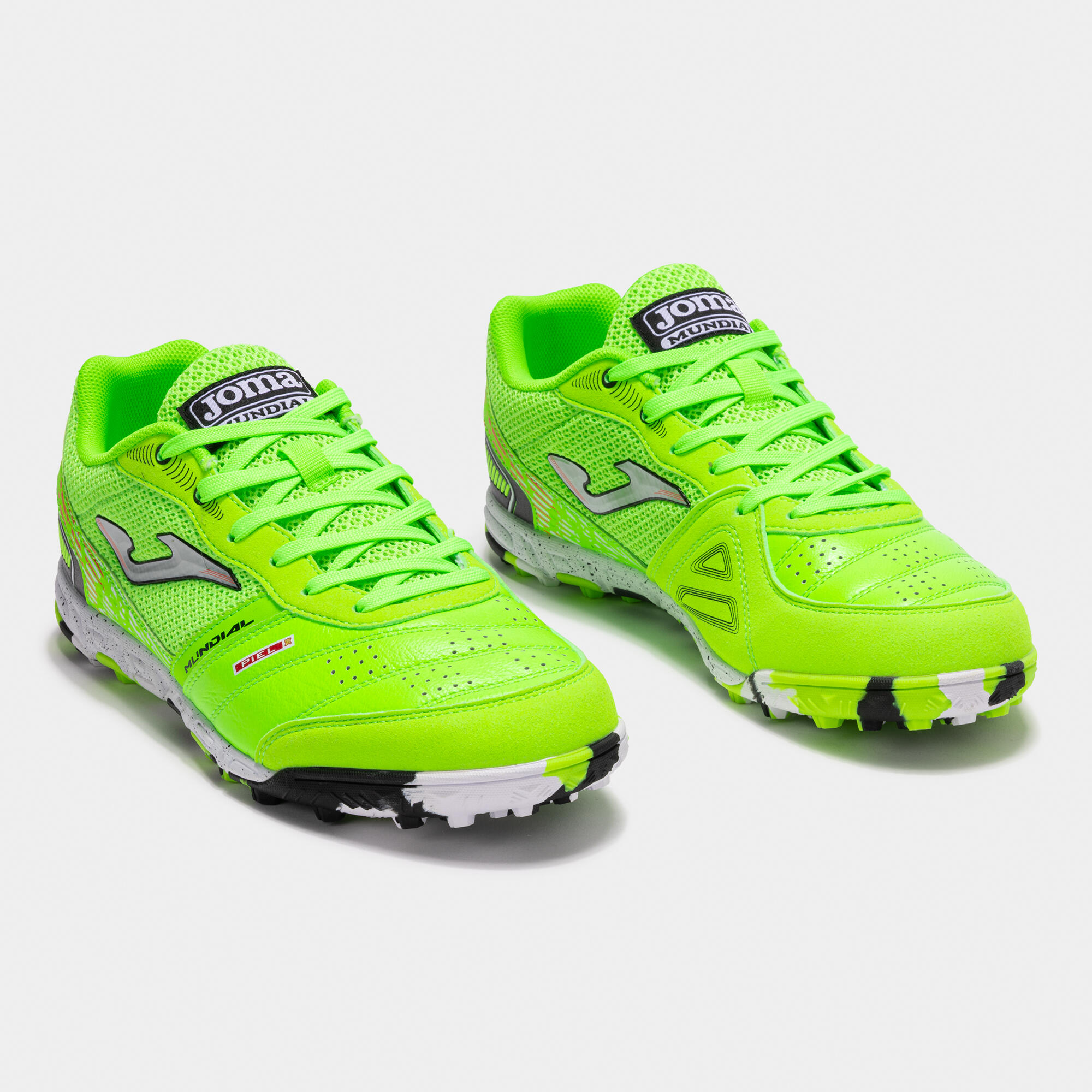 Scarpe calcetto adulto JOMA MUNDIAL gialle fluo 3/5
