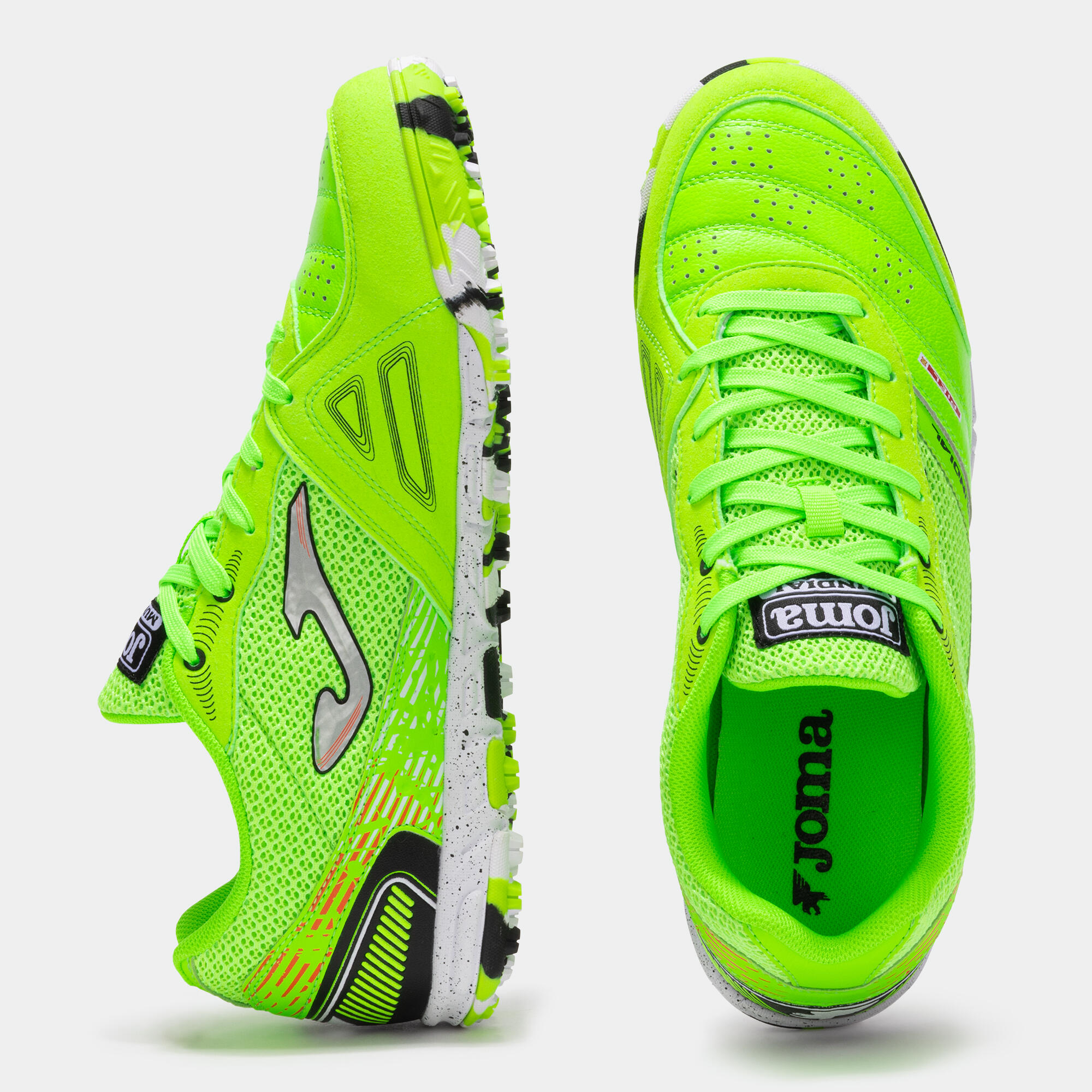 Scarpe calcetto adulto JOMA MUNDIAL gialle fluo 2/5