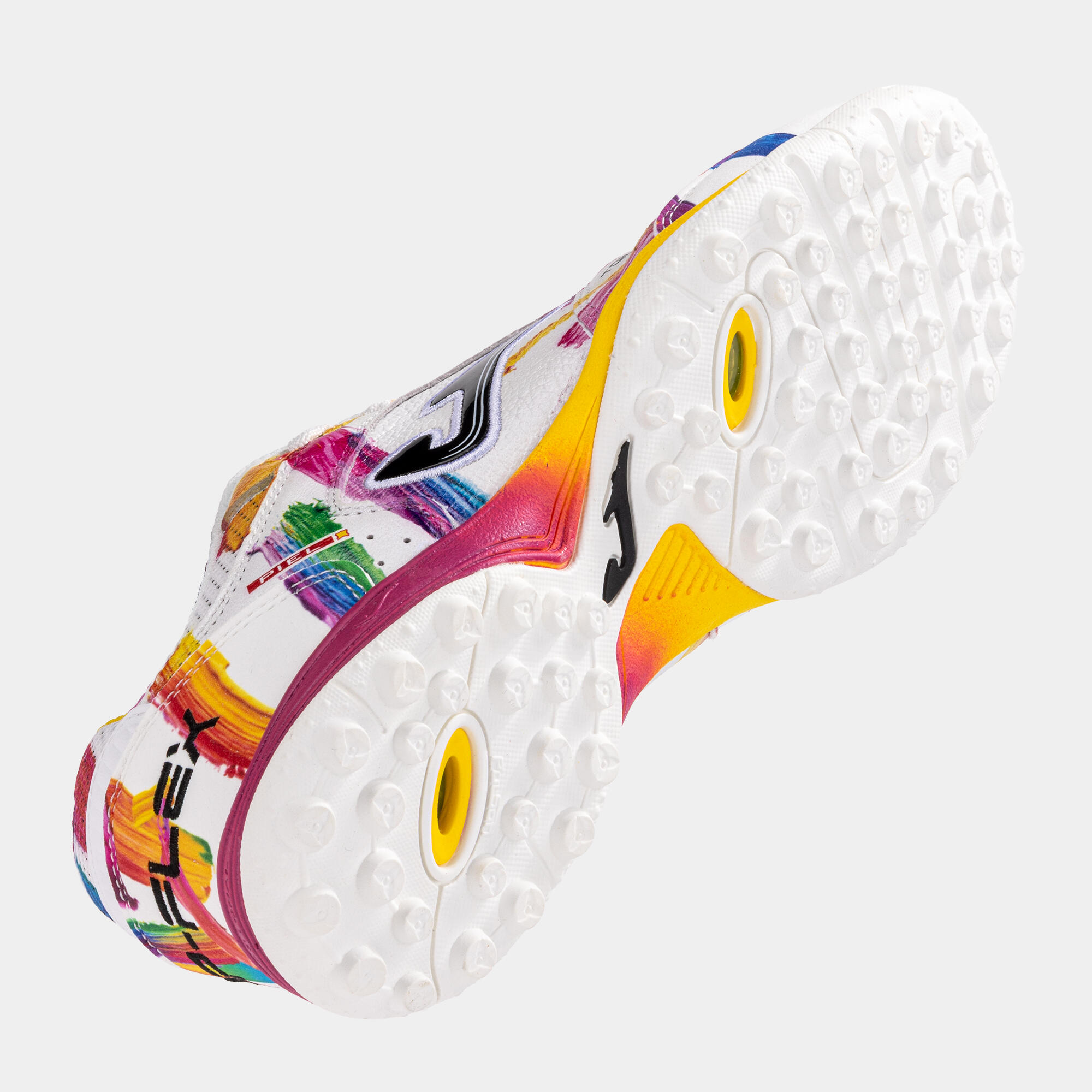 Scarpe calcetto adulto JOMA TOP FLEX bianche fantasy 3/5