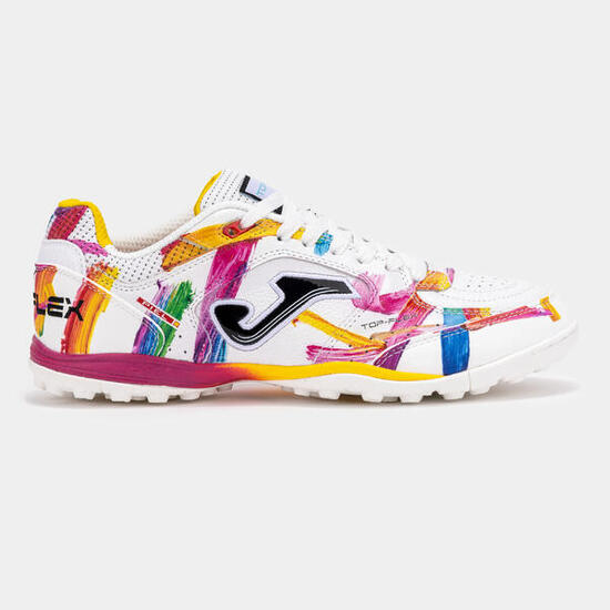 Scarpe calcetto adulto JOMA TOP FLEX bianche fantasy