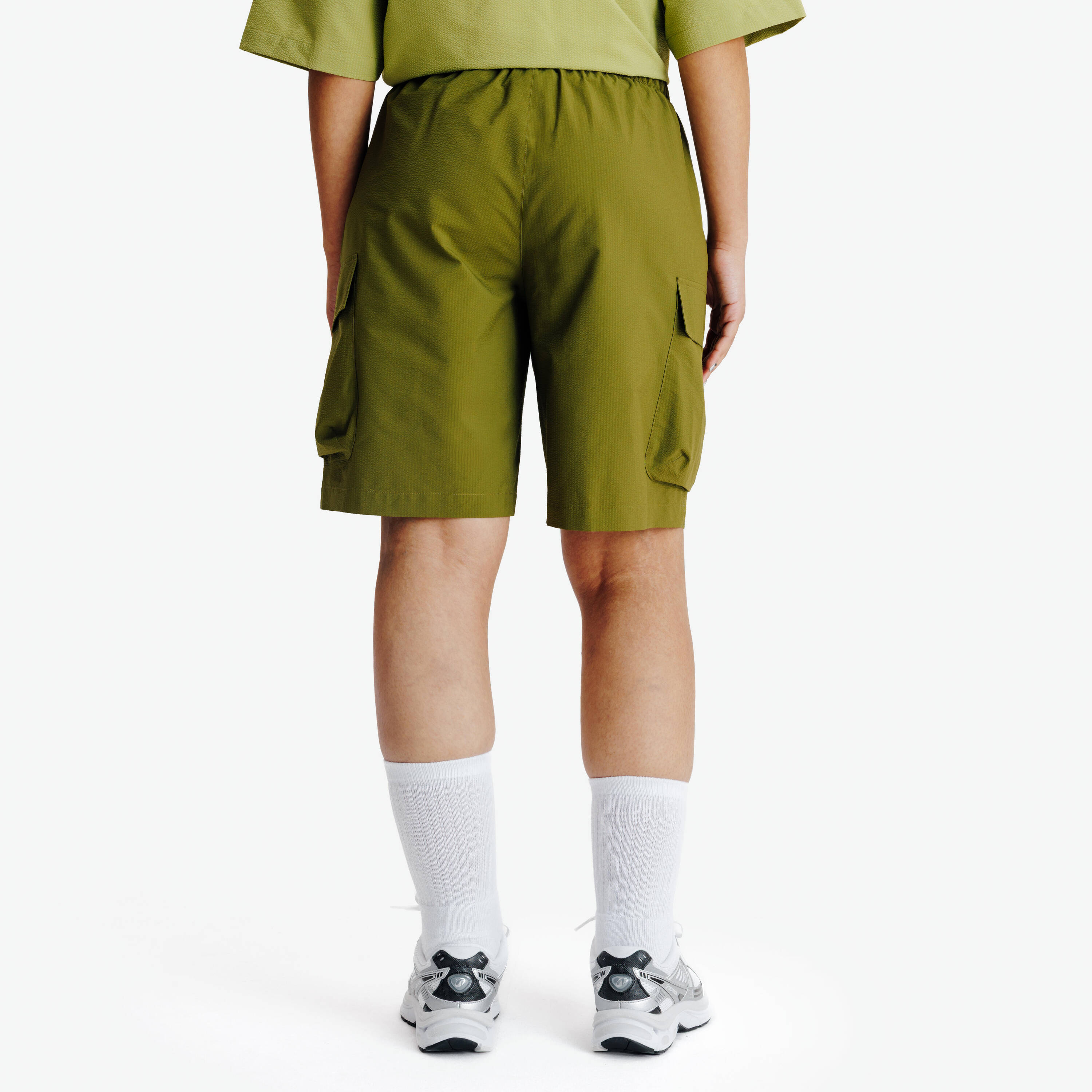 Unisex Seerucker Short, Lifetech, seaweed green -  4