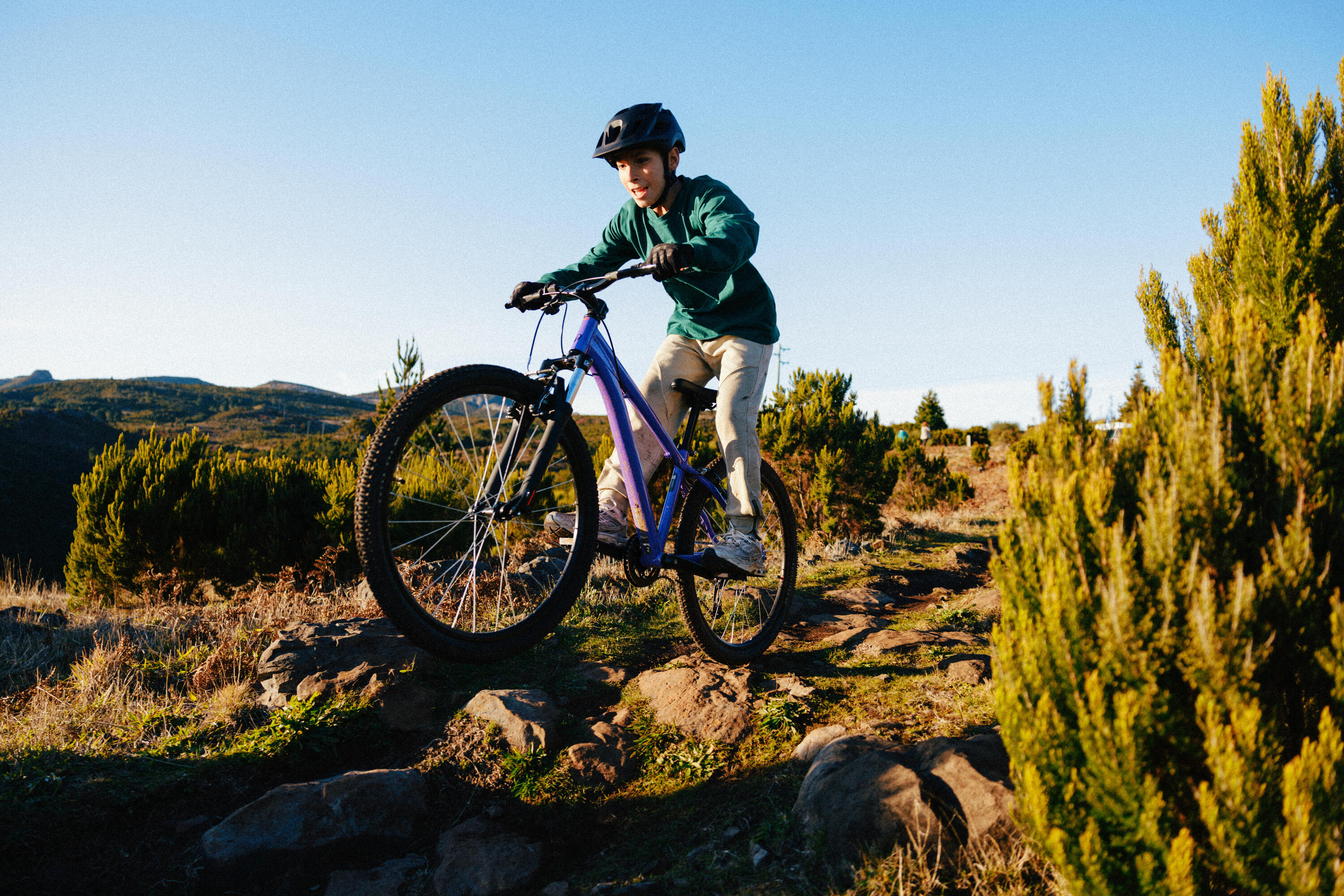 Kindervelo Mountainbike 26 Zoll Expl 500 lila  3/14