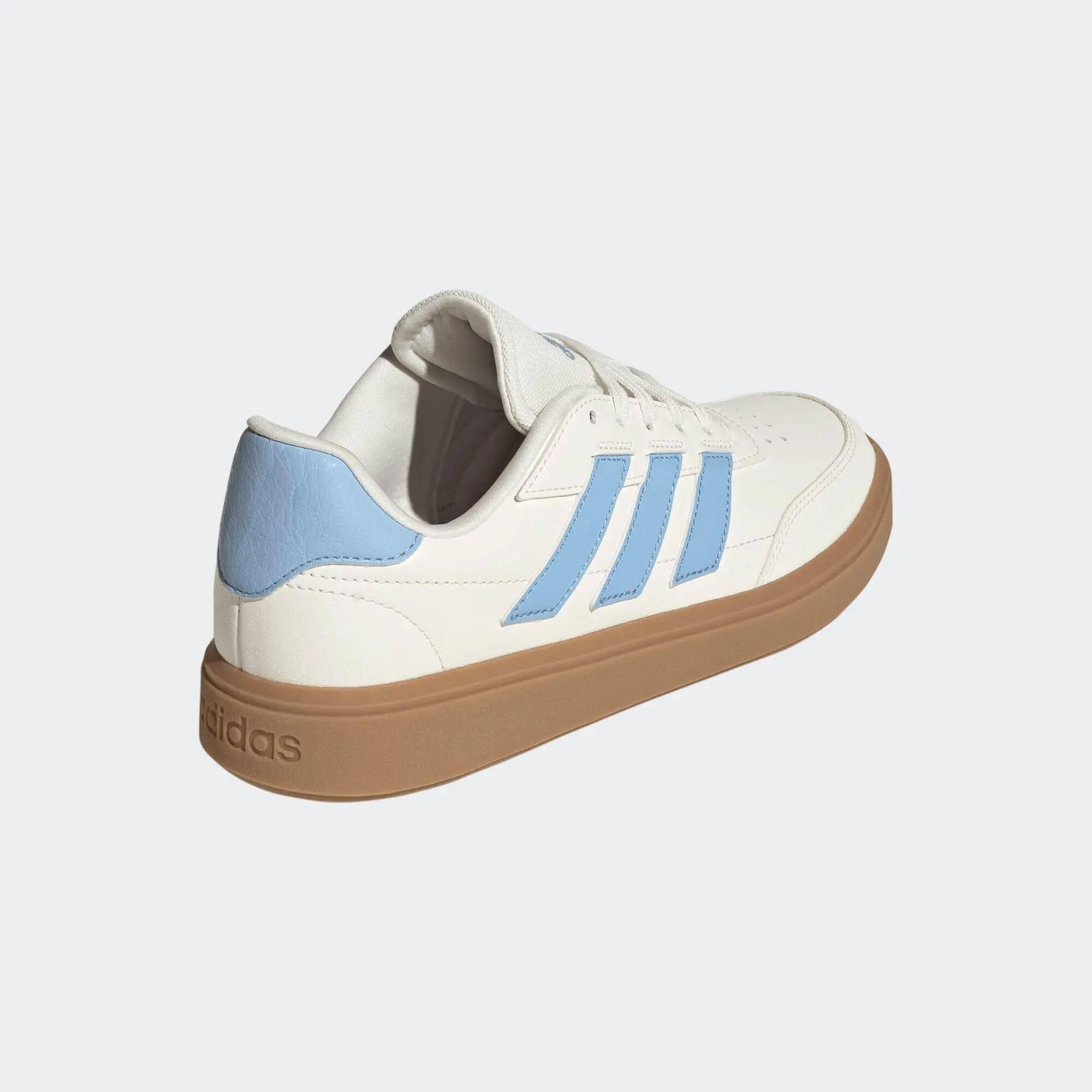 Tenis casuales sportswear para Mujer Adidas Courtblock - Blanco/Azul 9/9