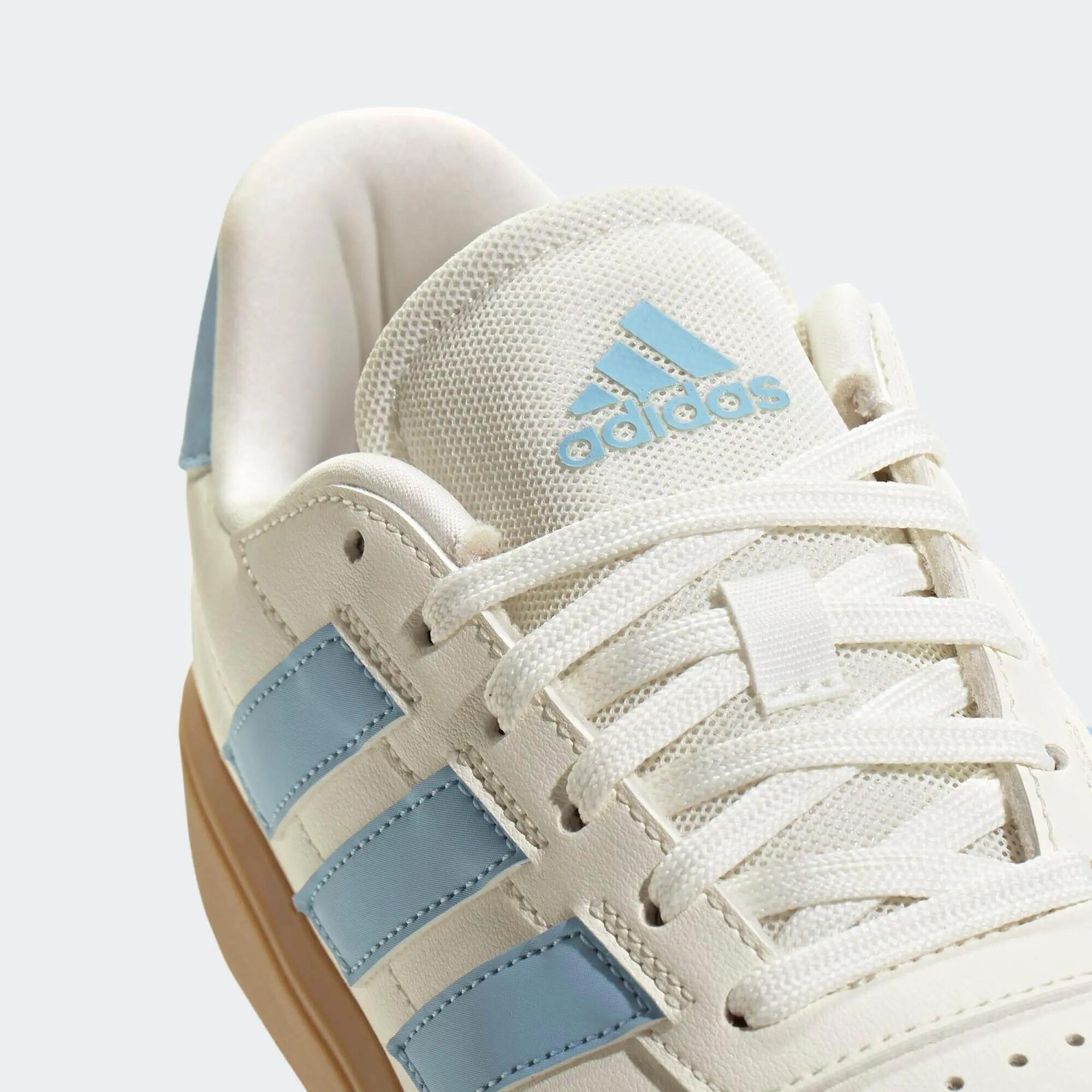 Tenis casuales sportswear para Mujer Adidas Courtblock - Blanco/Azul 7/9