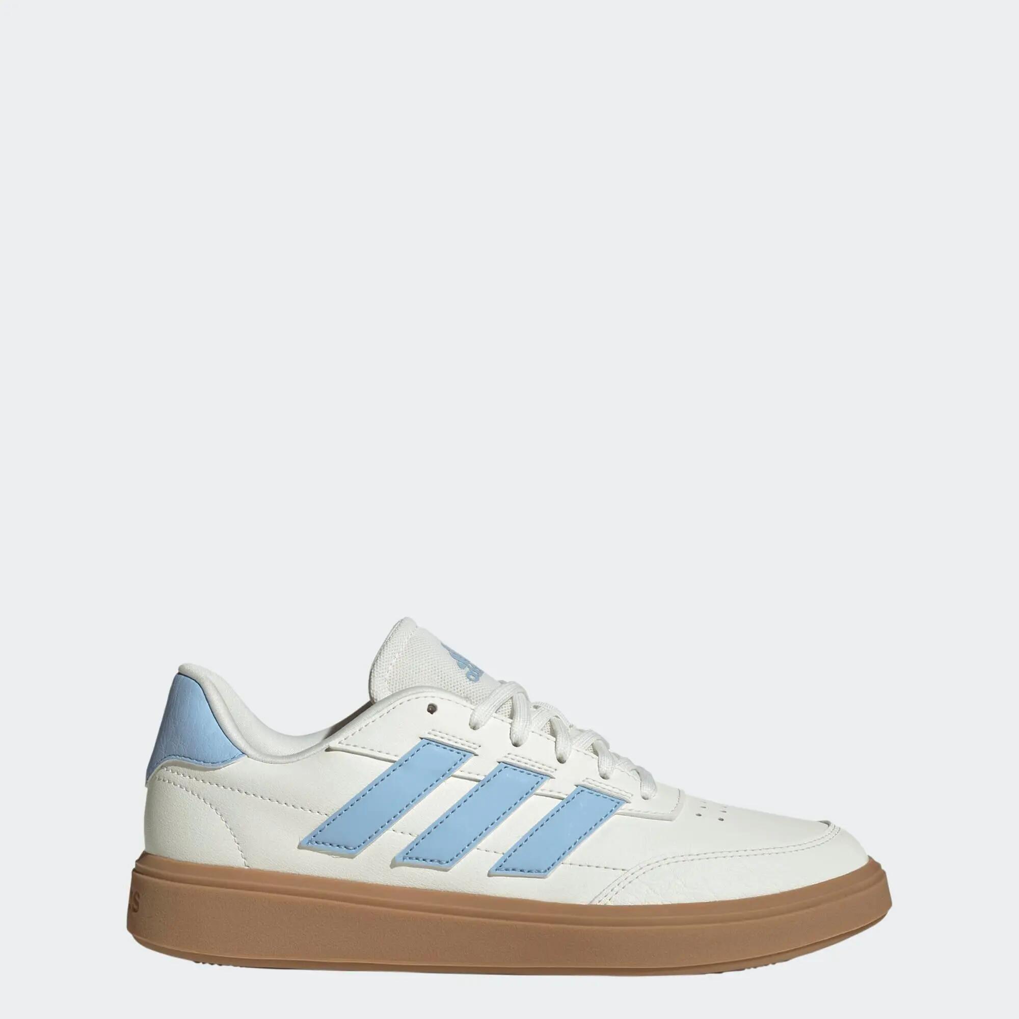 Tenis casuales sportswear para Mujer Adidas Courtblock - Blanco/Azul 2/9