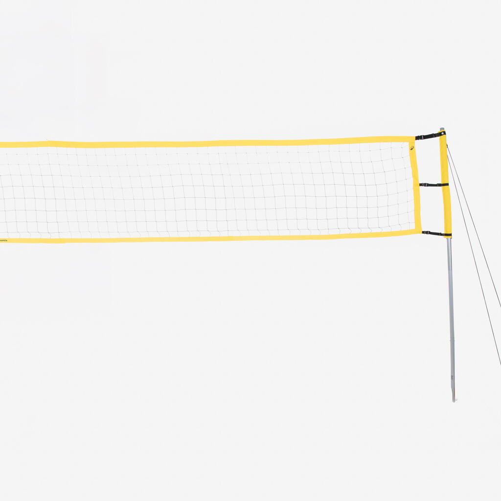Official Dimensions Beach Volleyball Set BV900 - Yellow