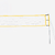 Set de beach volley - Dimensions officielles -  BV900 Jaune