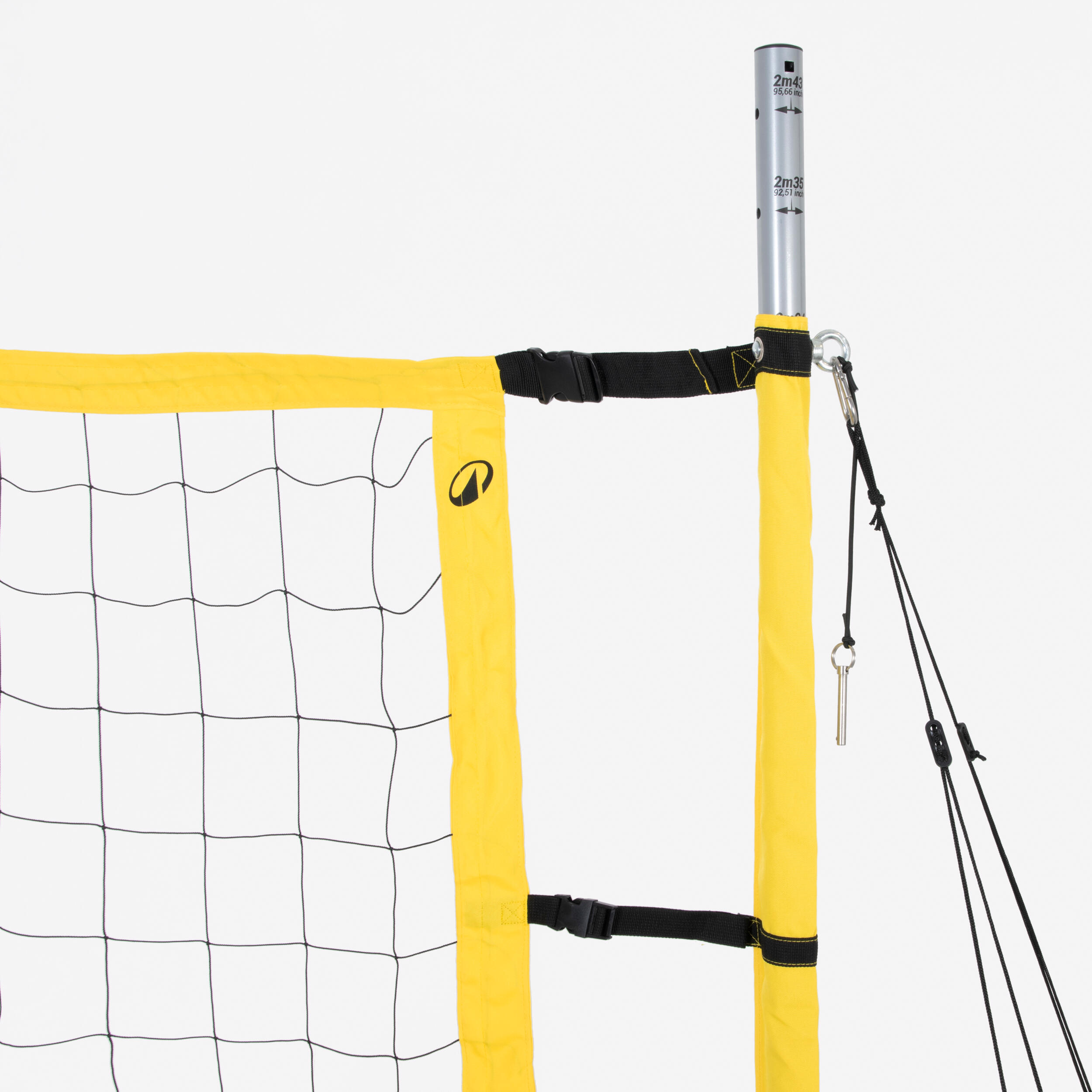 Official Dimensions Beach Volleyball Set - BV 900 Yellow - KIPSTA