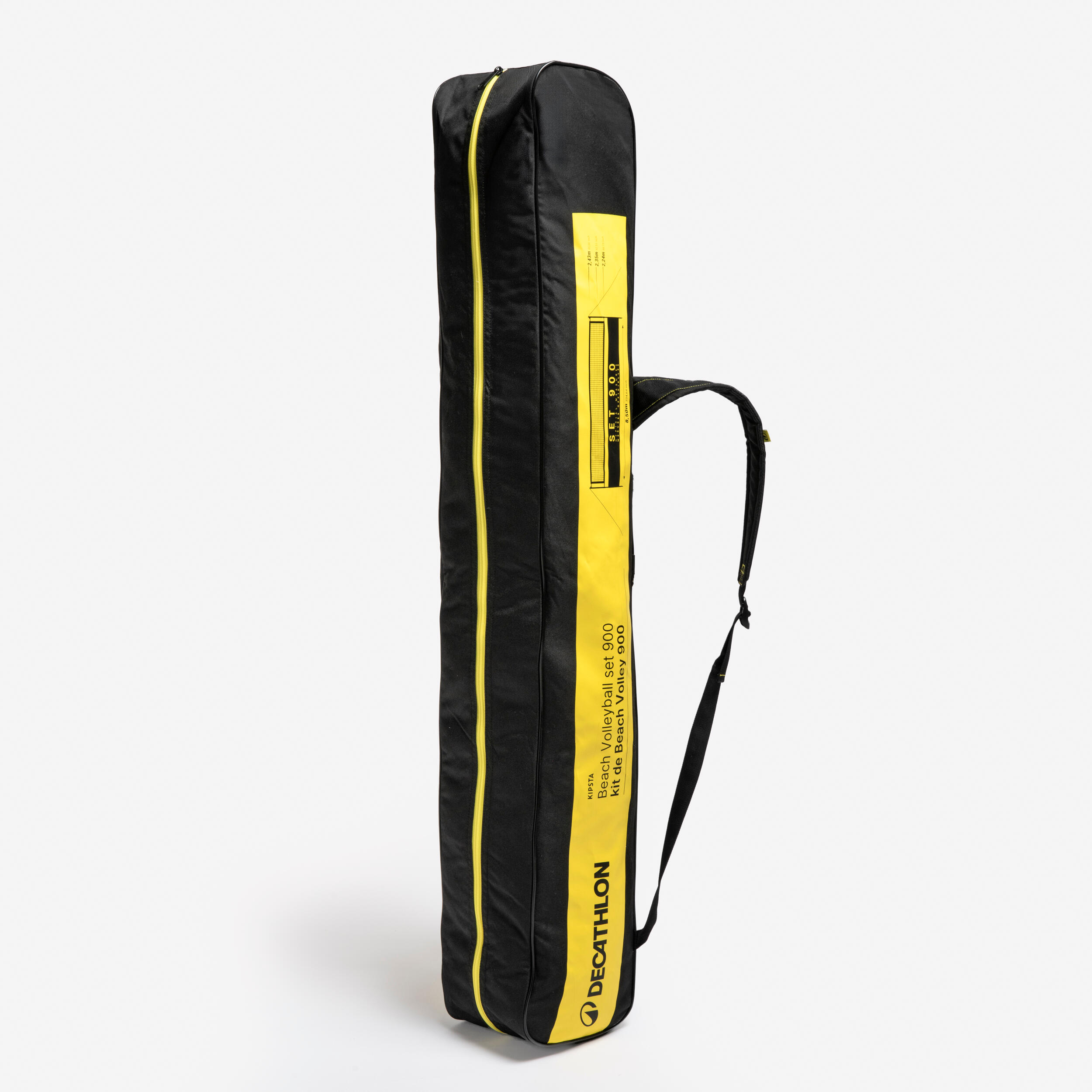 Official Dimensions Beach Volleyball Set - BV 900 Yellow - KIPSTA