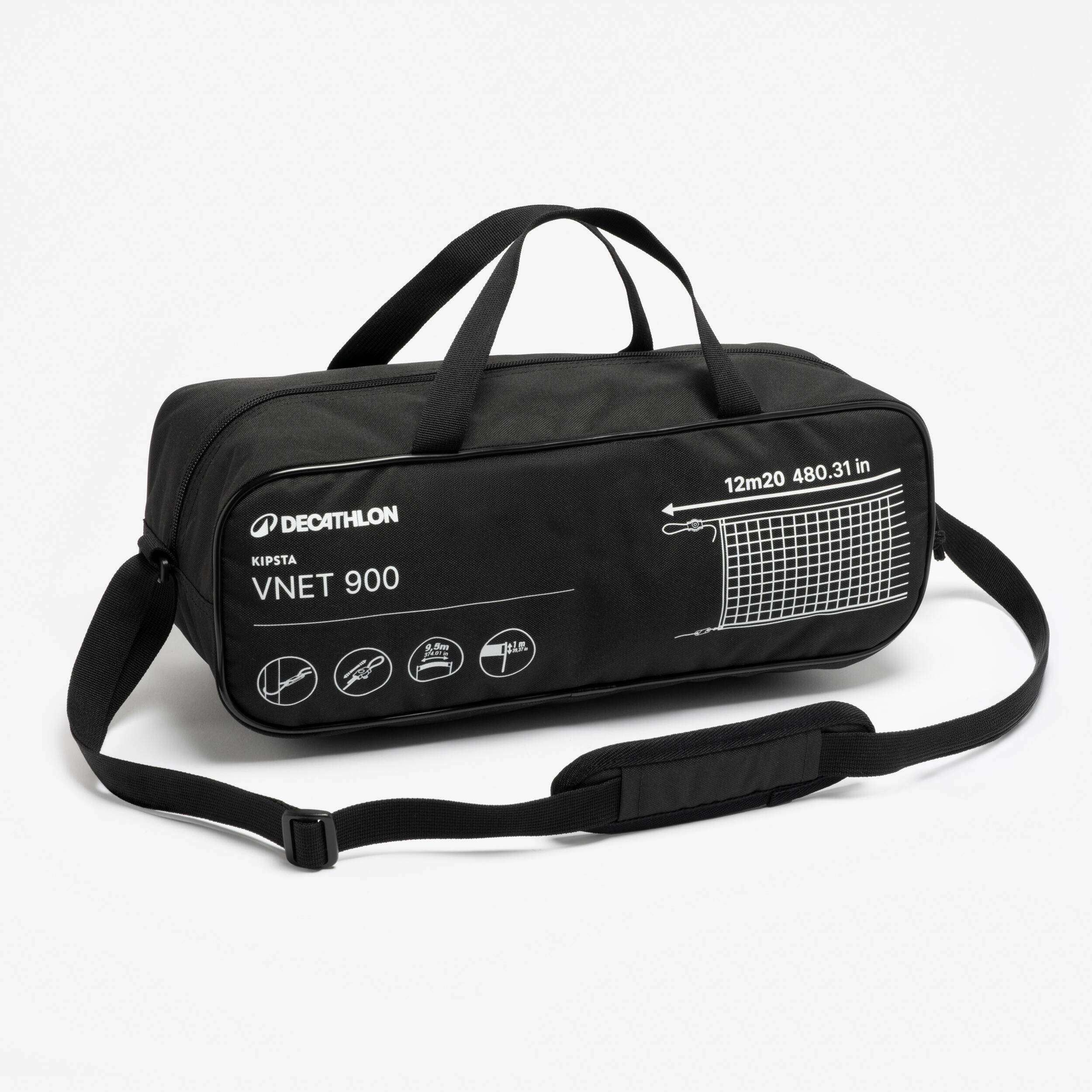 Volleyball Net V900
Metal Cable
9.5m x 1m -  5