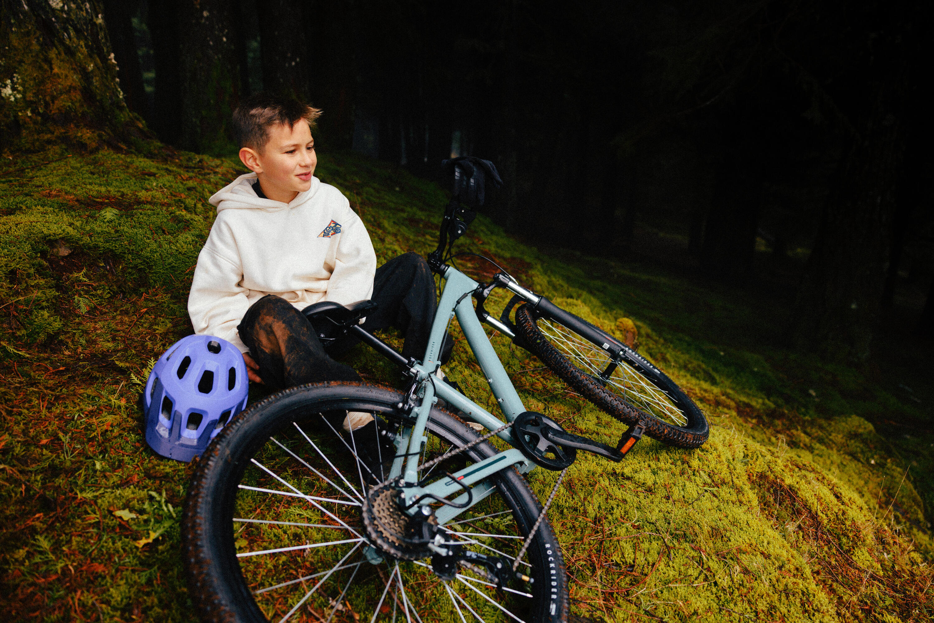 Kinderfahrrad Mountainbike 26 Zoll EXPL 500 khaki  3/13