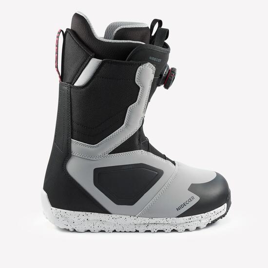 Boots de snowboard all mountain simple BOA Homme, Nidecker Cascade noir/blanc