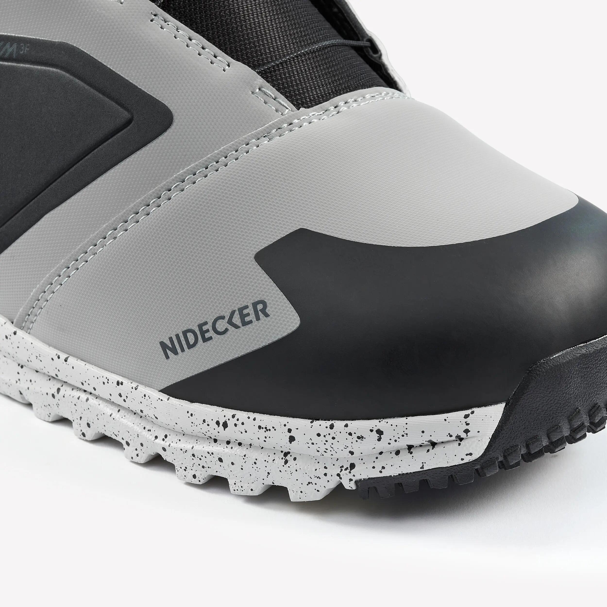 Boots de snowboard all mountain simple BOA Homme, Nidecker Cascade noir/blanc 5/9