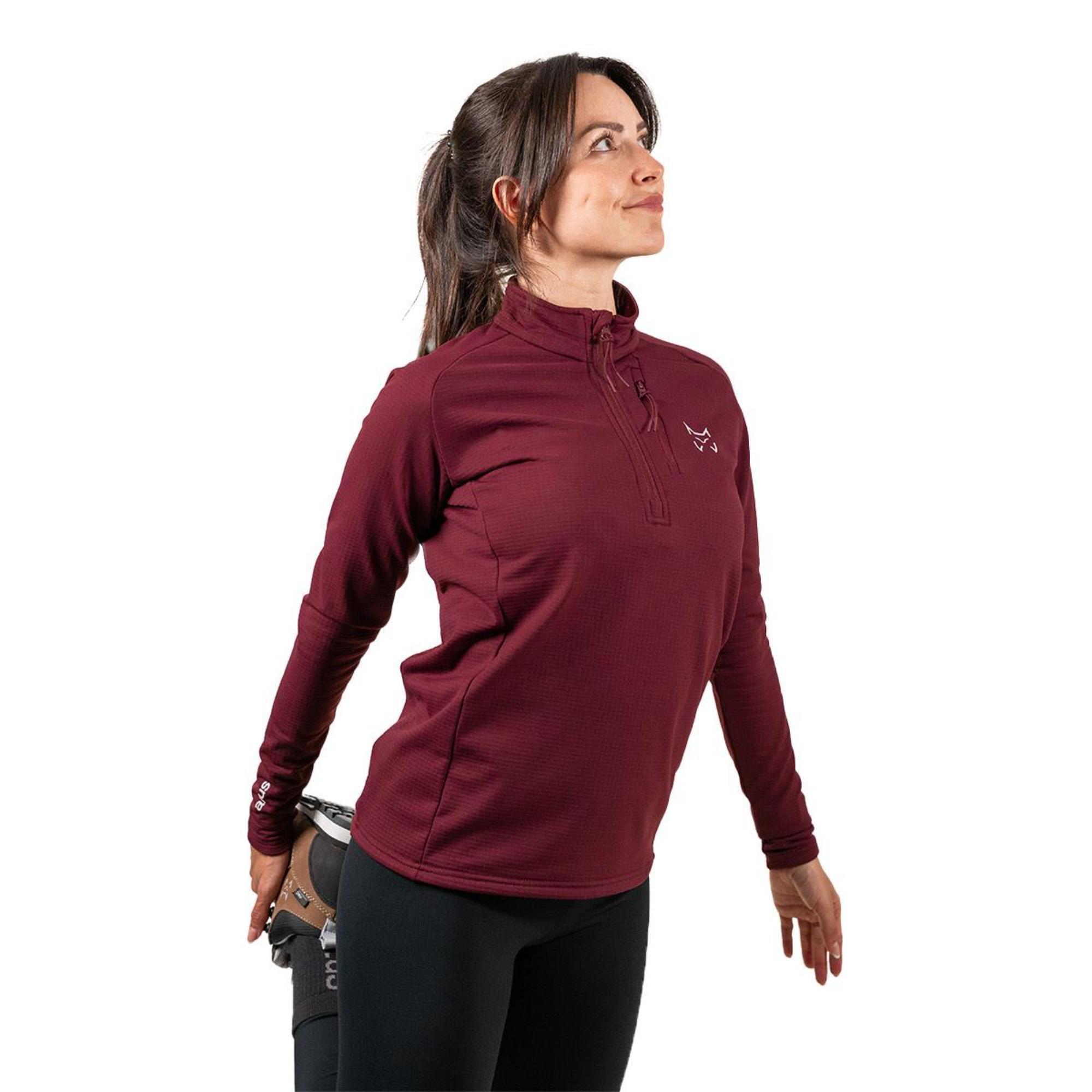 Camiseta Mujer Burdeos Malaren W - CD 3/4