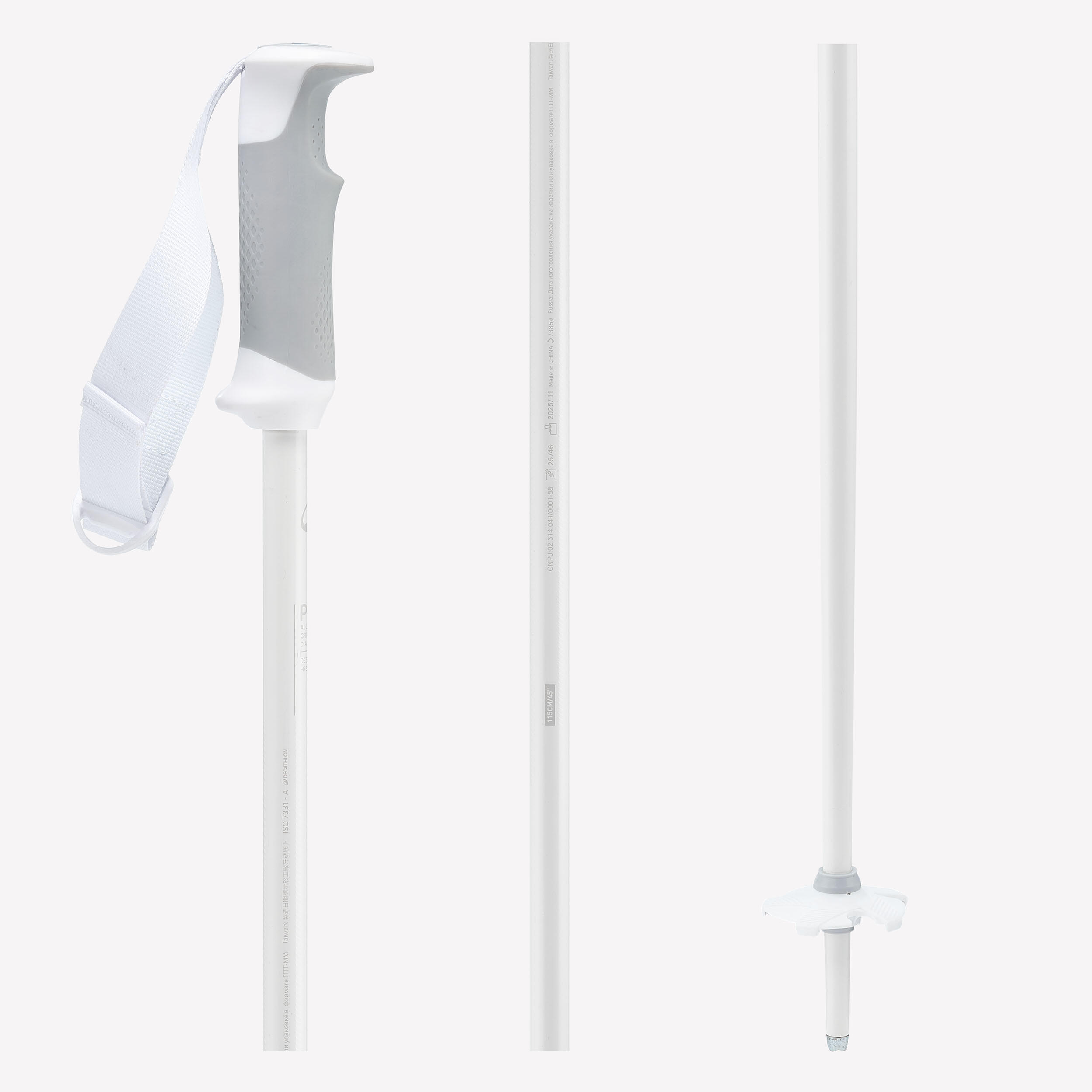 Skistöcke Piste - Boost 500 Safety weiss  3/6