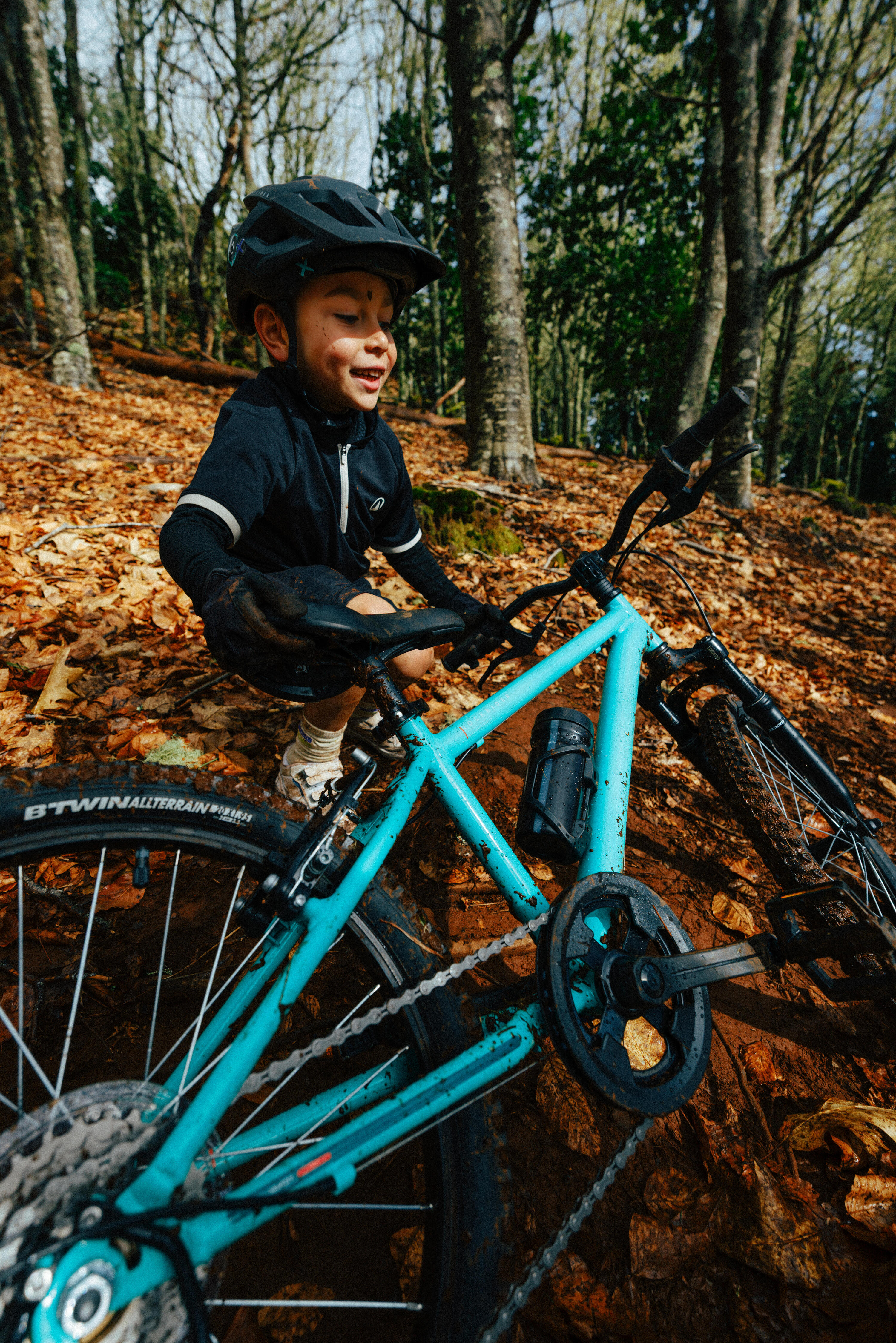 Mountainbike Kinder 20" Expl 500 grün 6-9 Jahre 13/18