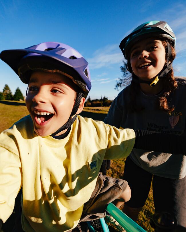 niños con bici