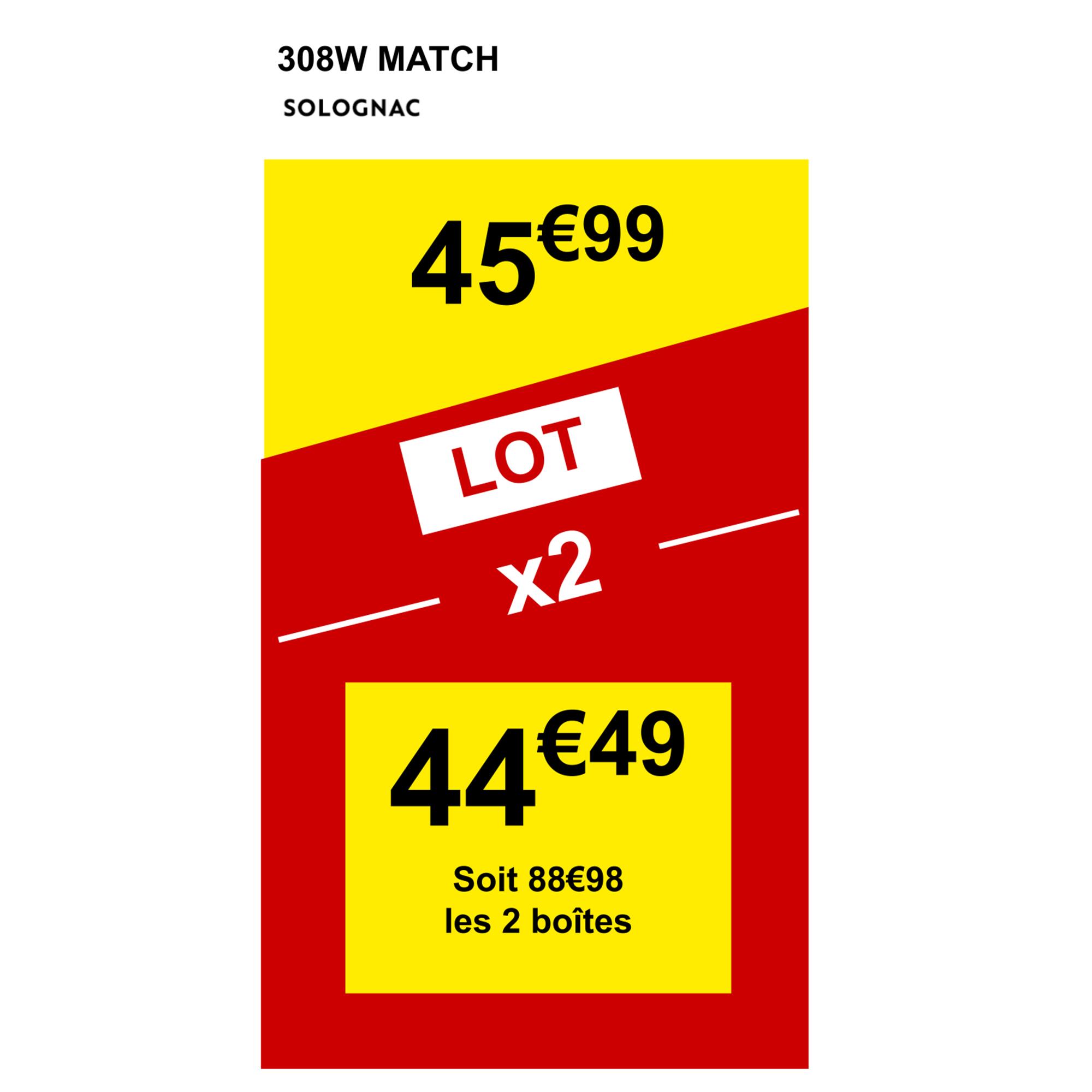 MUNITION DE TIR SPORTIF 308 WINCHESTER HPBT MATCH X 20 q 2/5
