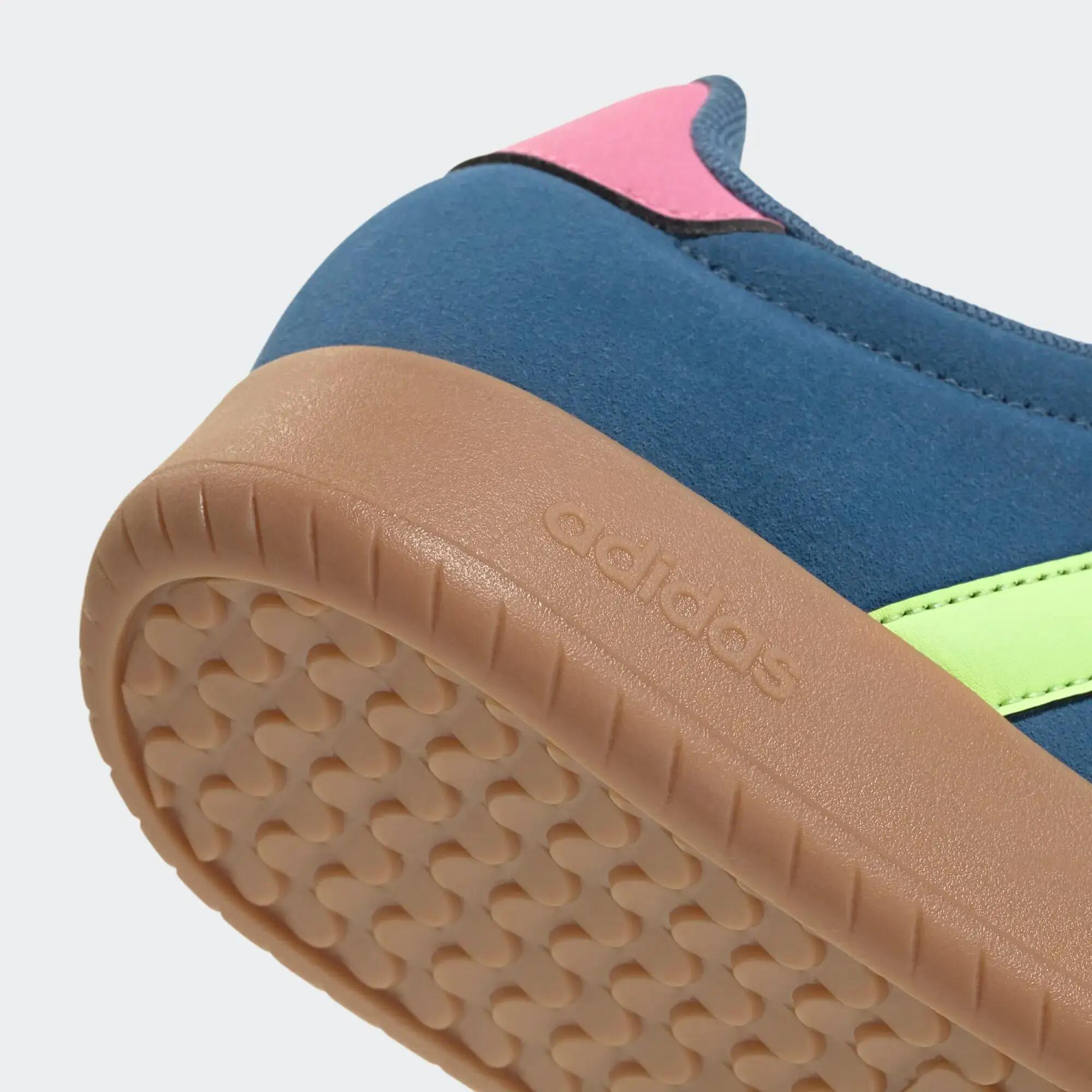 Tenis casuales sportswear para Mujer Adidas Barreda - Azul/Verde limón 7/8