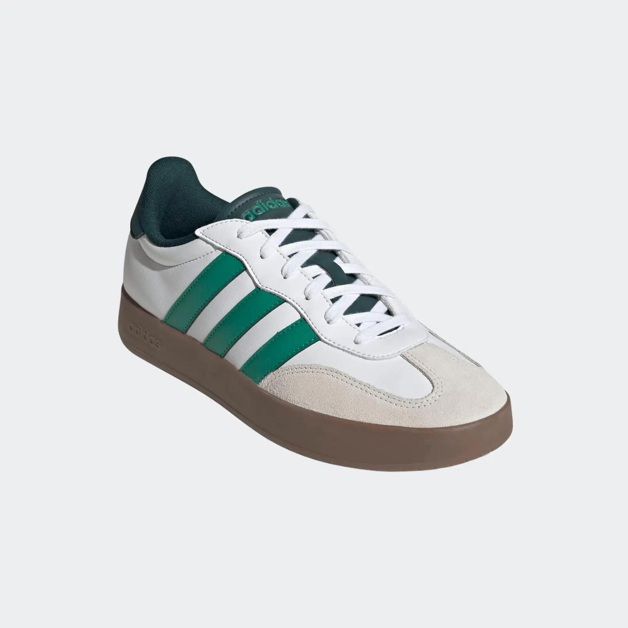 Tenis casuales sportswear para Hombre Adidas Barreda - Blanco/Verde 2/8
