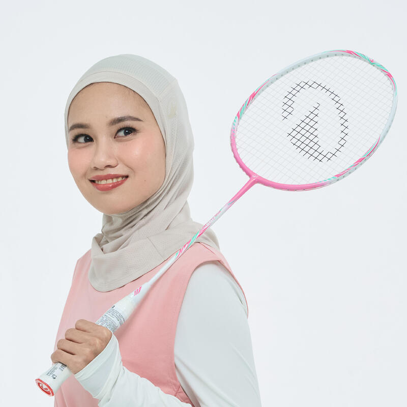 Kadın Spor Başörtüsü - Açık Bej - Kiprun