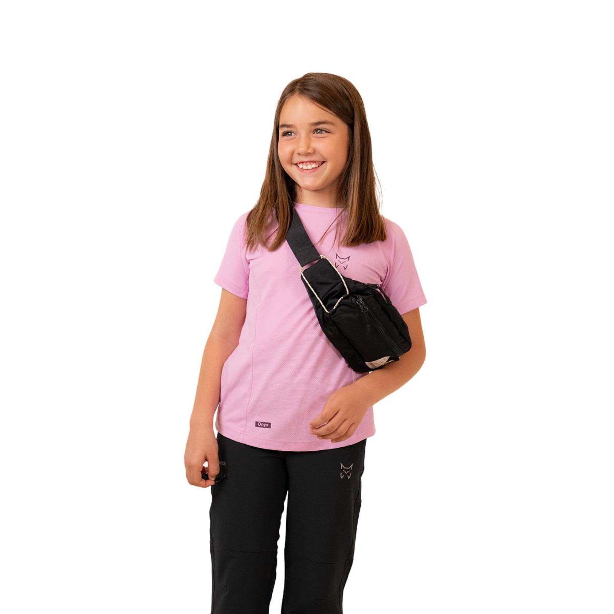 Camiseta infantil Onyx rosa - CD 6/7