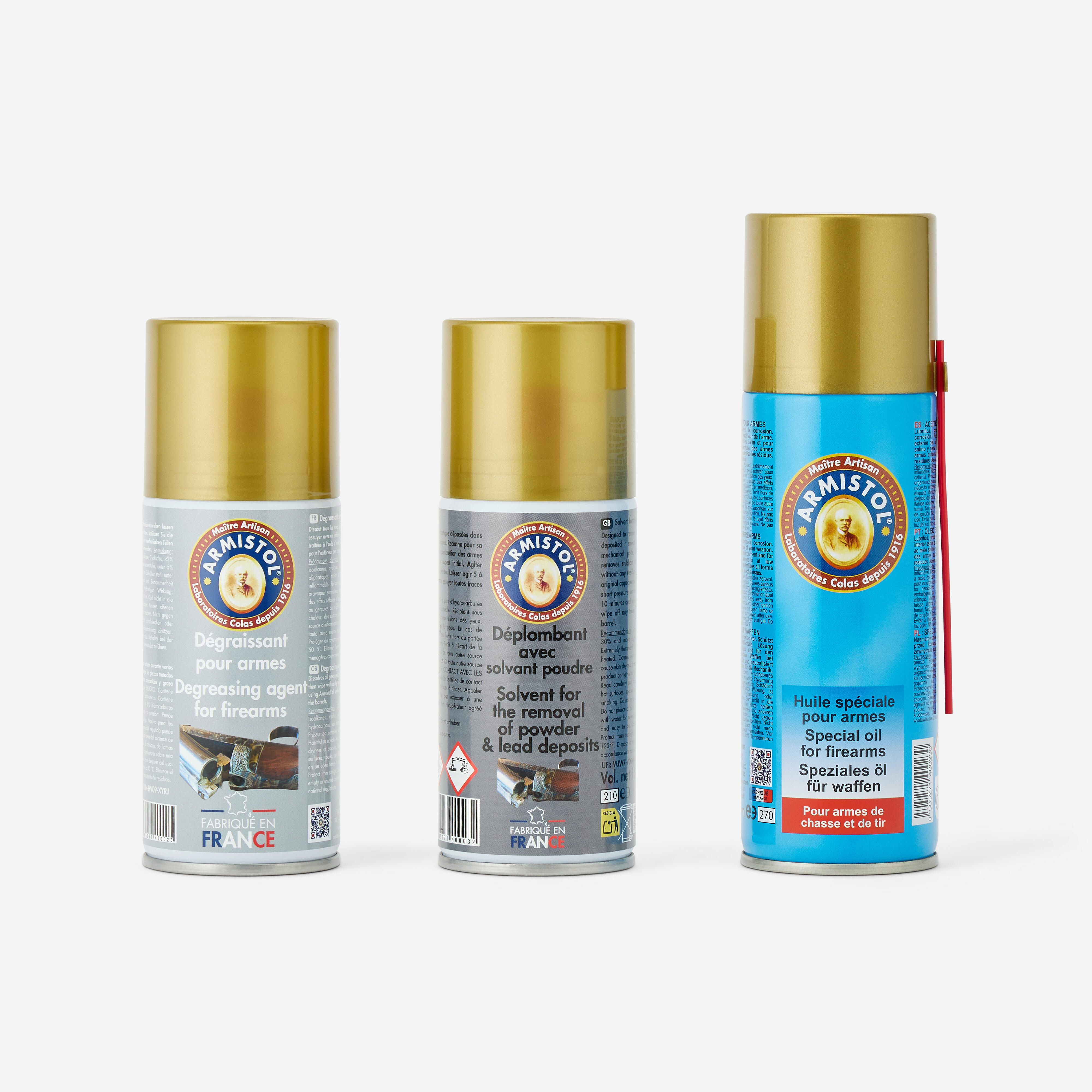 Set 3 în 1 pentru curățarea armei
