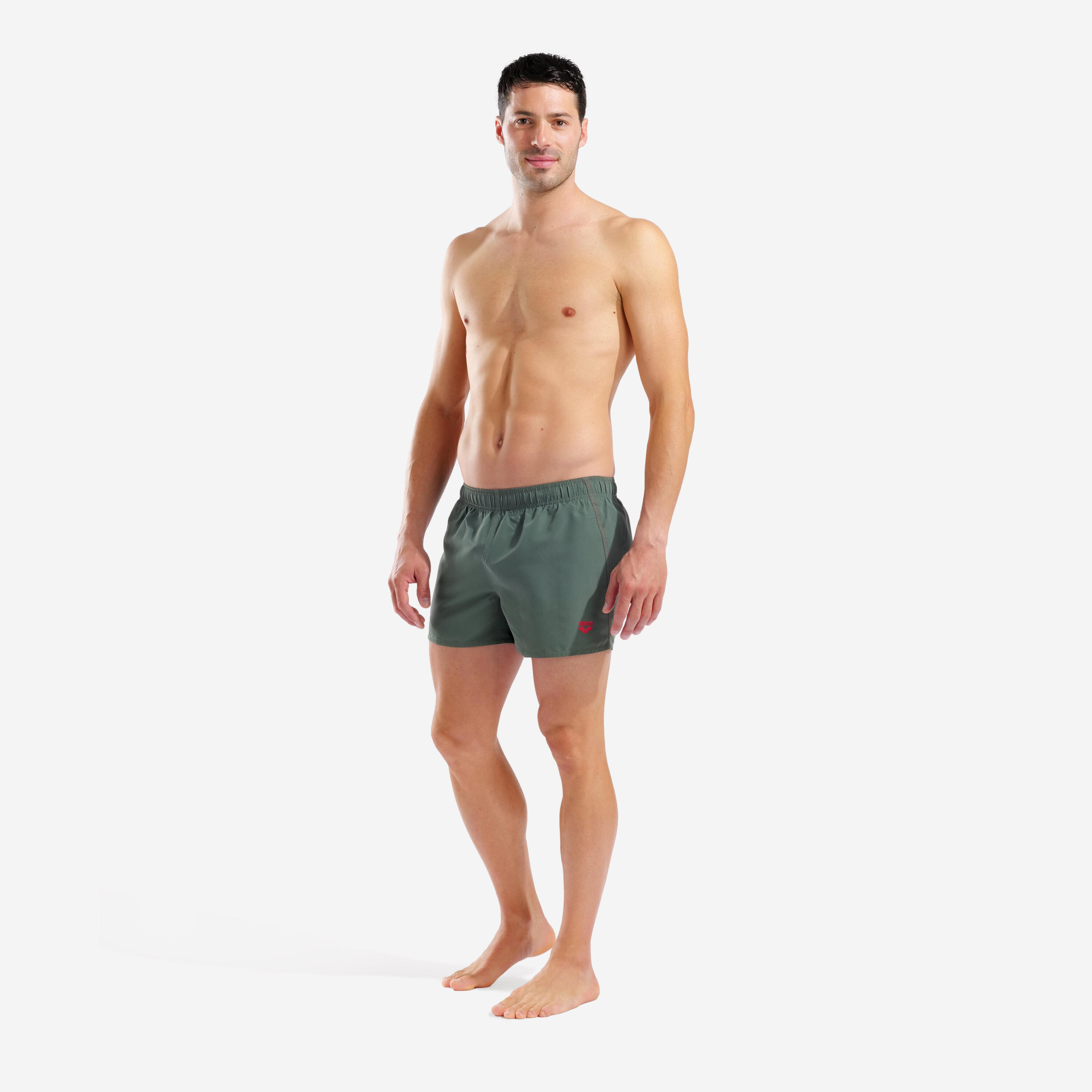 Short de bain court Homme Fundamentals Kaki 3/5