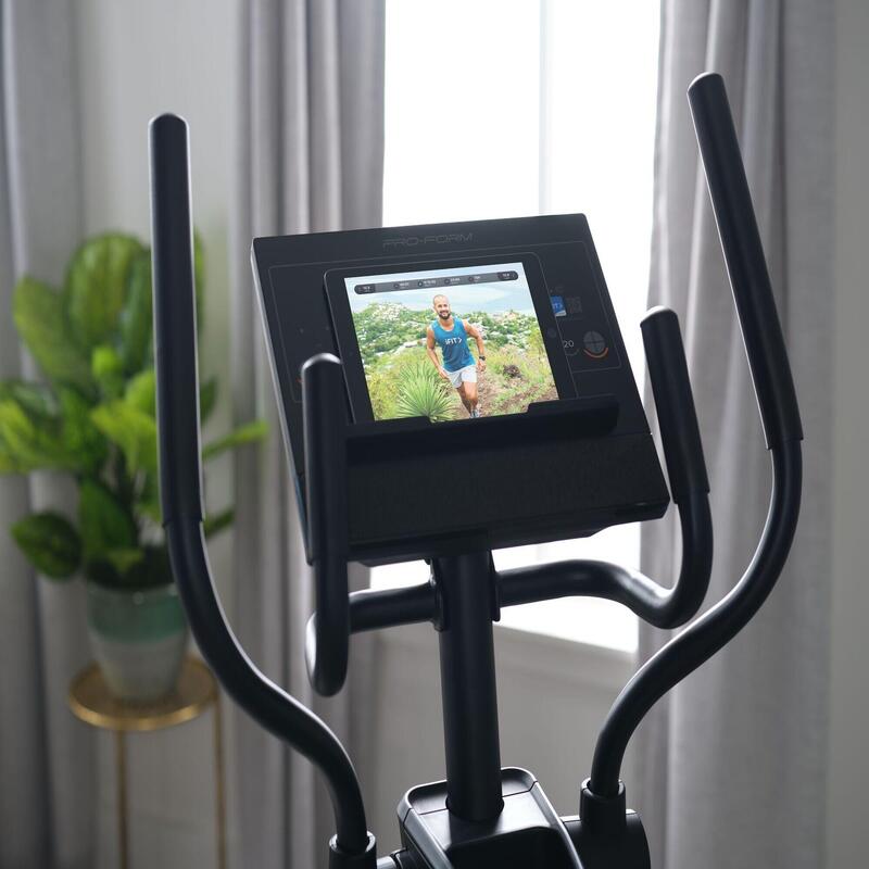Bicicletă eliptică de interior conectată Sport Elliptical, Negru