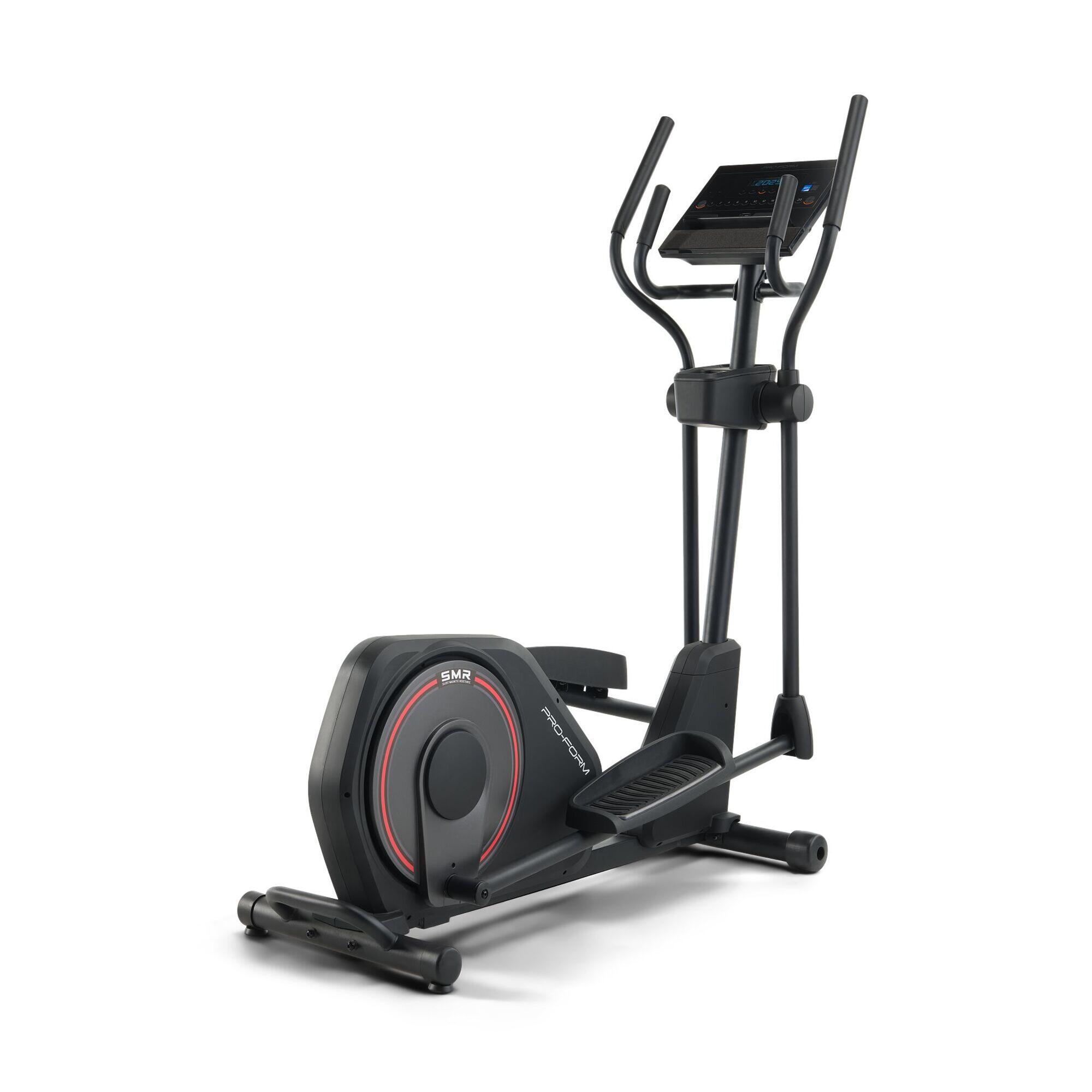 Vélo elliptique d'intérieur connecté Sport Elliptical, noir
