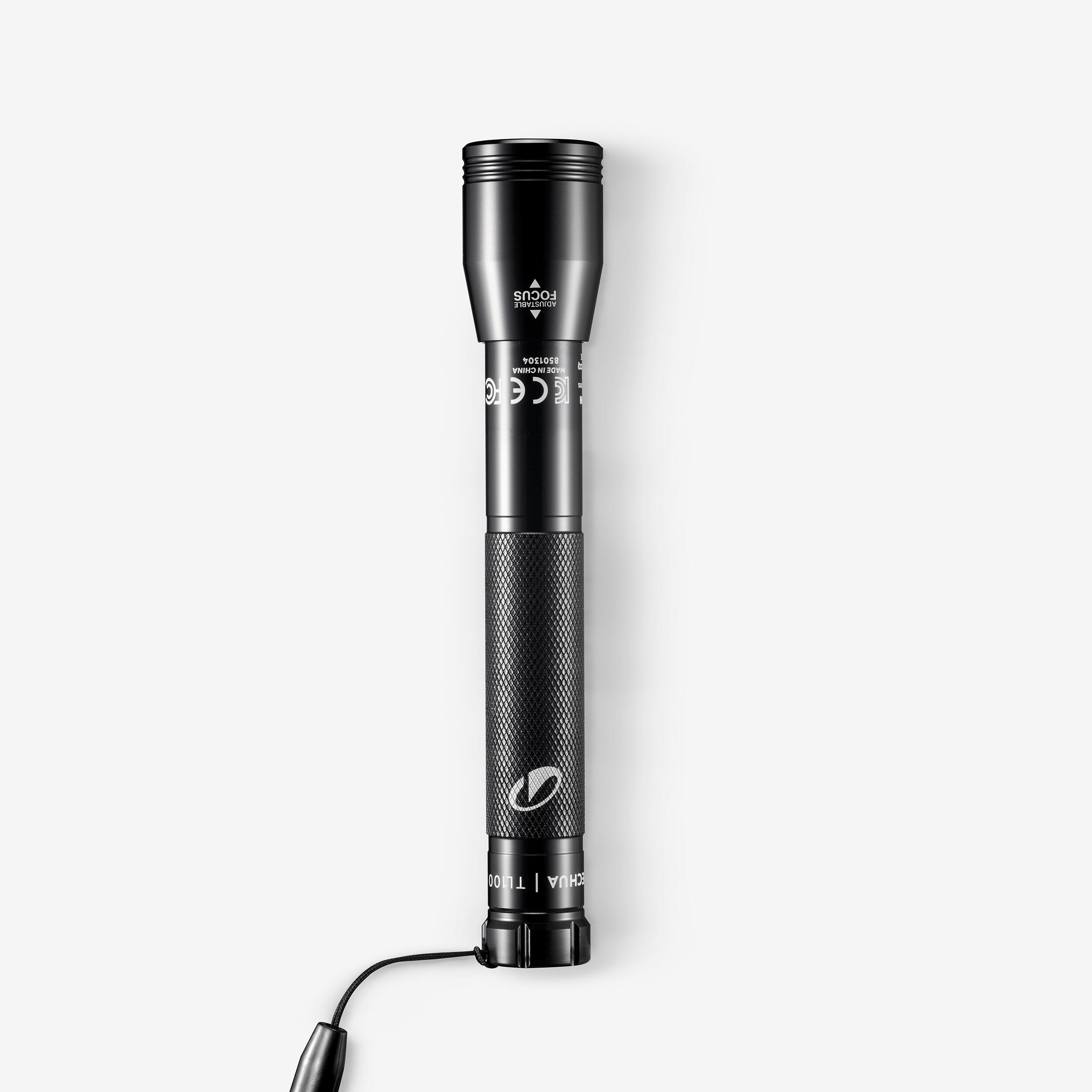 Lampe Torche Chasse 100 Lumens Zoom Noir - SOLOGNAC