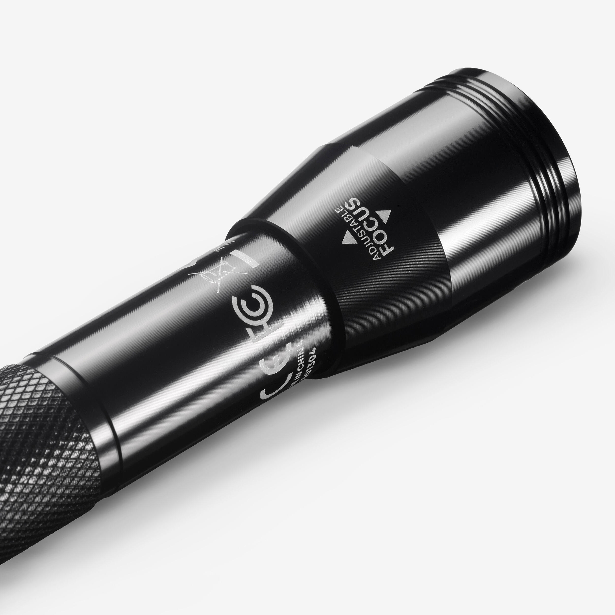 Lampe Torche Chasse 100 Lumens Zoom Noir - SOLOGNAC