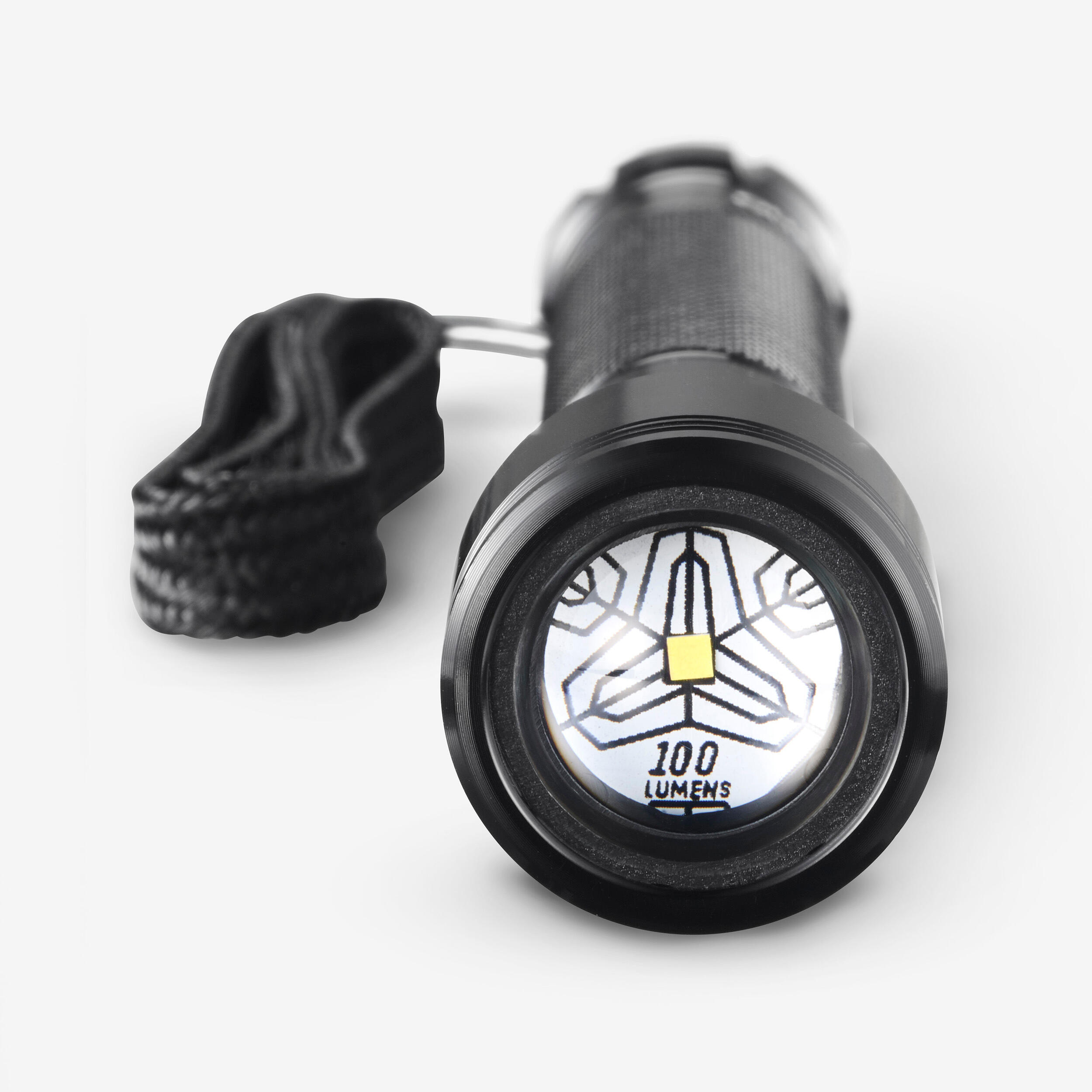 Lampe Torche Chasse 100 Lumens Zoom Noir - SOLOGNAC