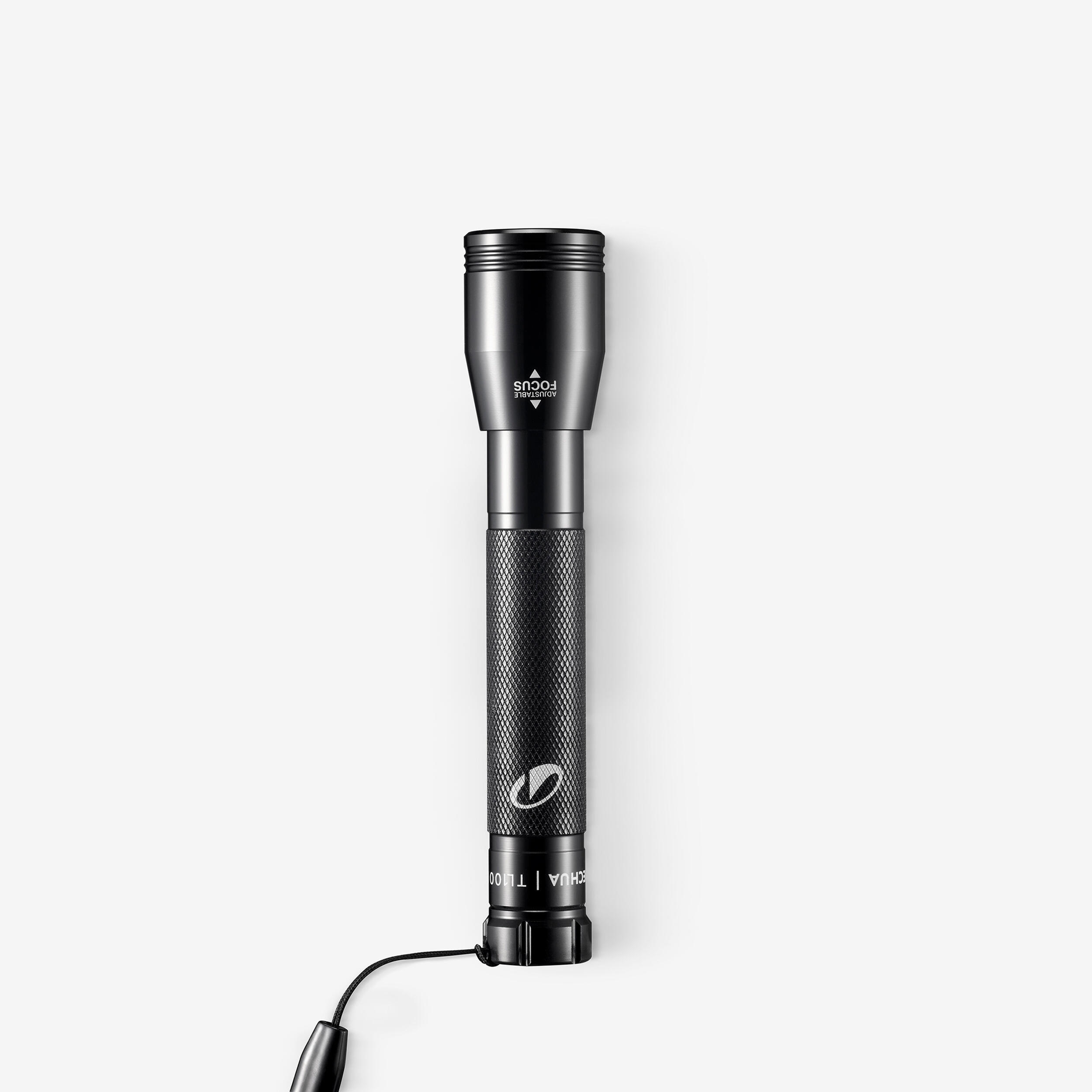 Lampe Torche Chasse 100 Lumens Zoom Noir - SOLOGNAC