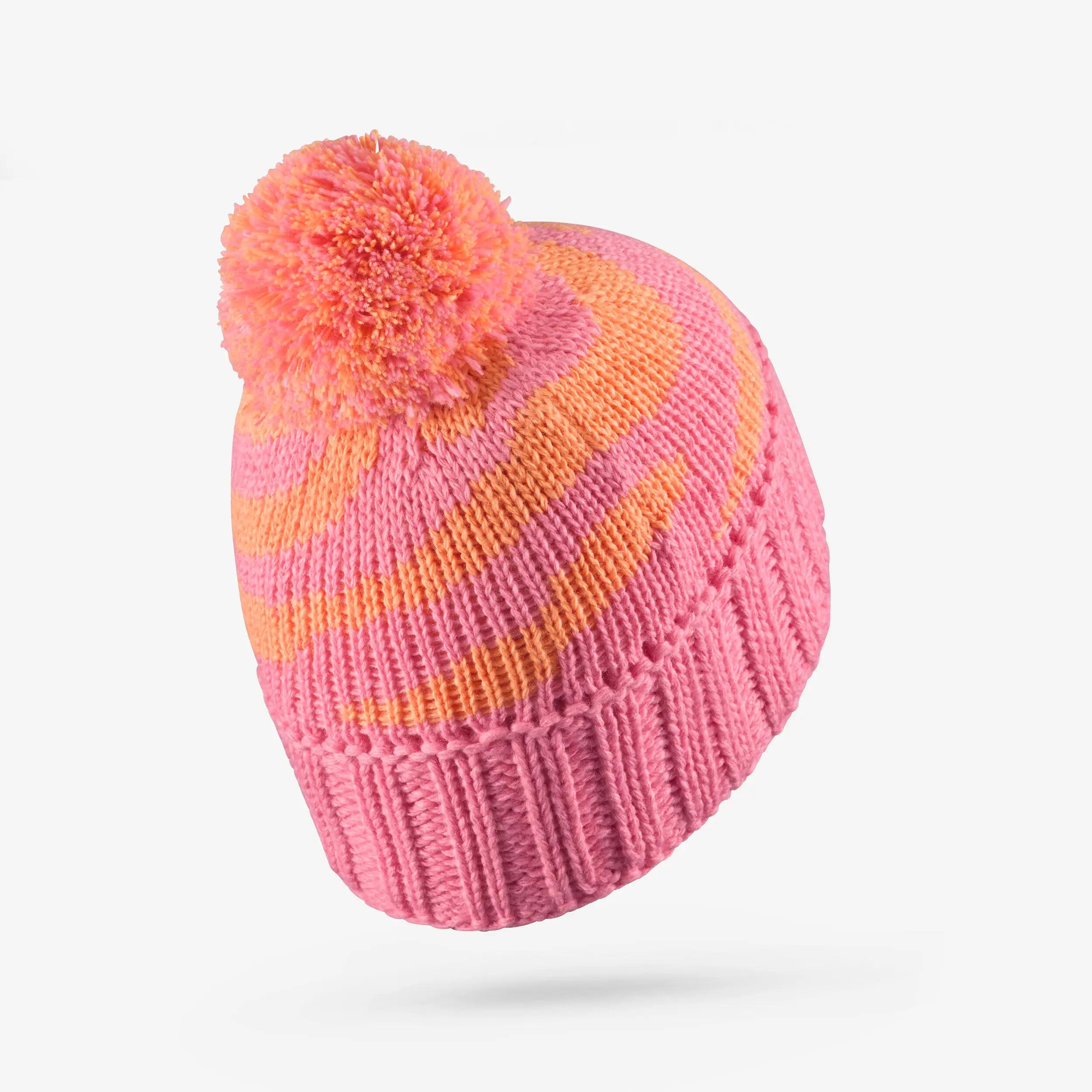 Kids' Ski Hat, Grand Nord 500 3/4