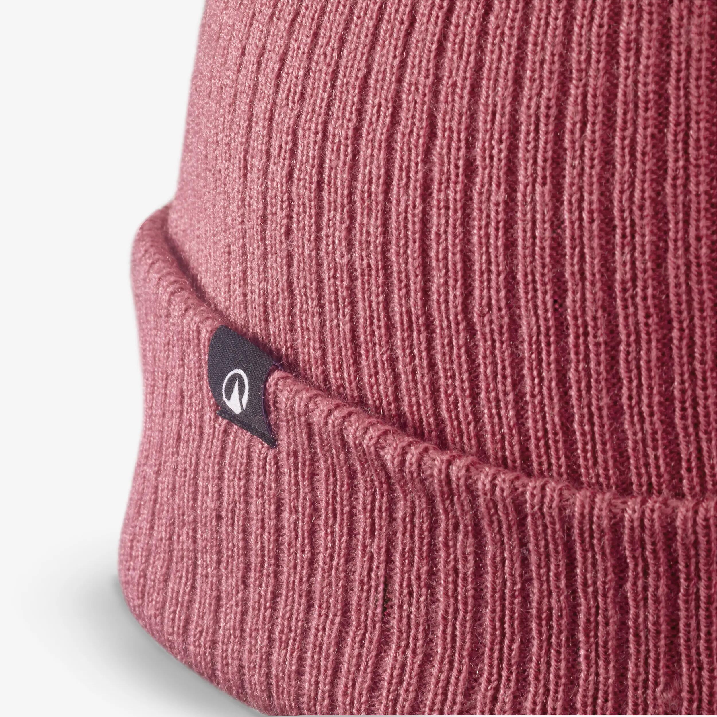 Kids' skiing beanie hat FISHERMAN 500 - Ash pink -  2