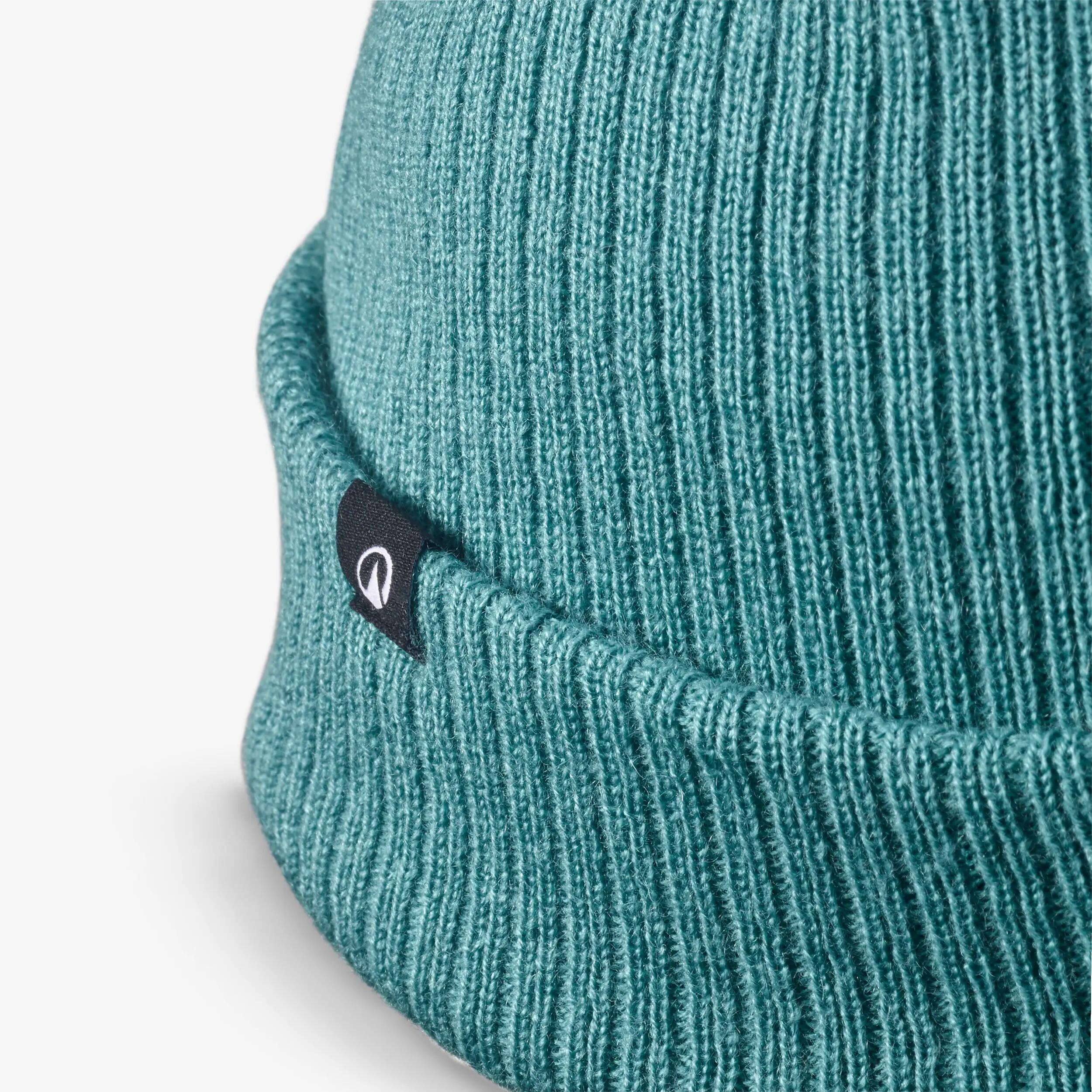 Kids' skiing beanie hat FISHERMAN 500 - Ash blue -  2