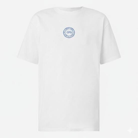 T-shirt en coton à manches courtes blanc homme Edition Limitée La Folie Douce