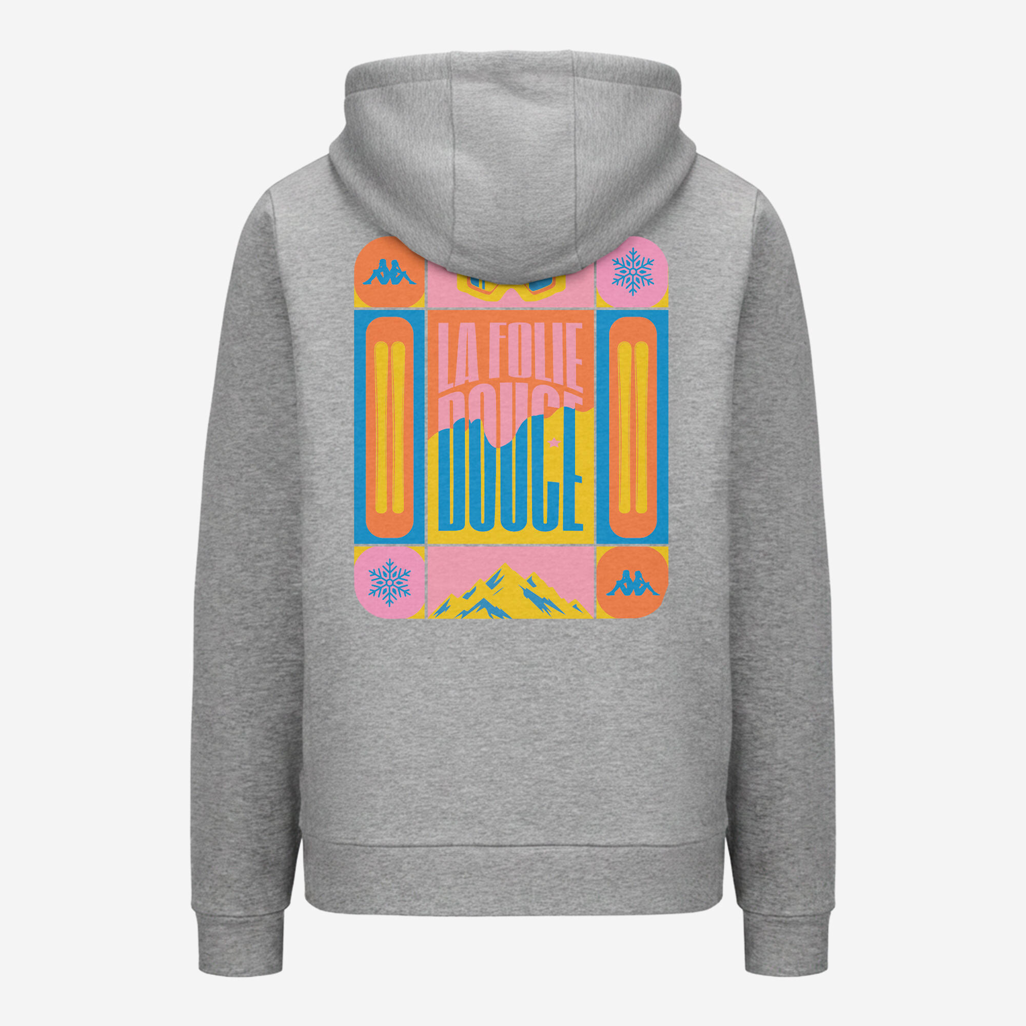 Sweat-shirt en coton Gris homme Edition Limitée La Folie Douce 2/2