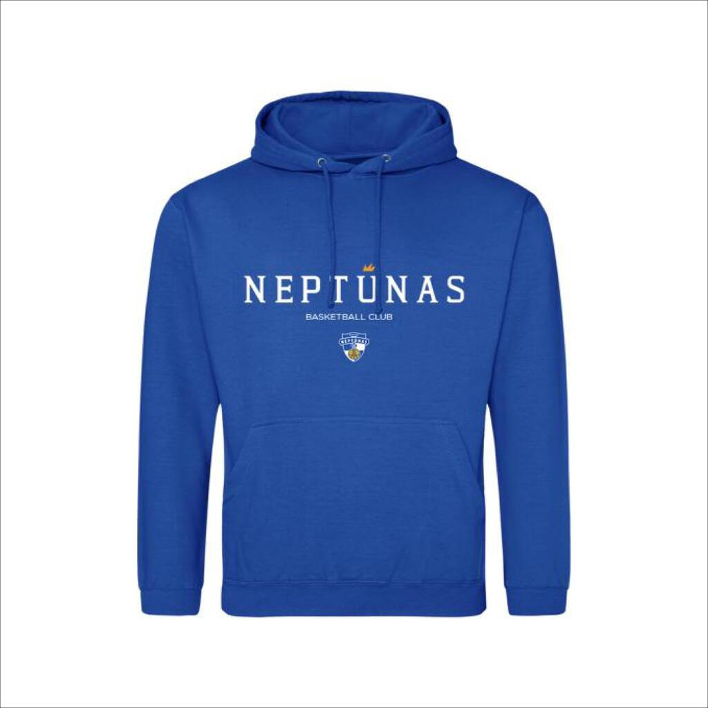 Suaugusiųjų džemperis "Neptūnas", su gobtuvu, mėlynas