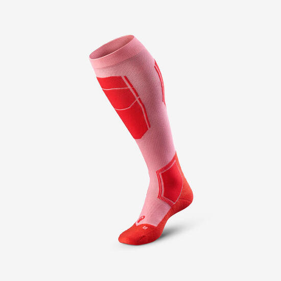 Calze sci adulto 500 CONTROL blu e bianche