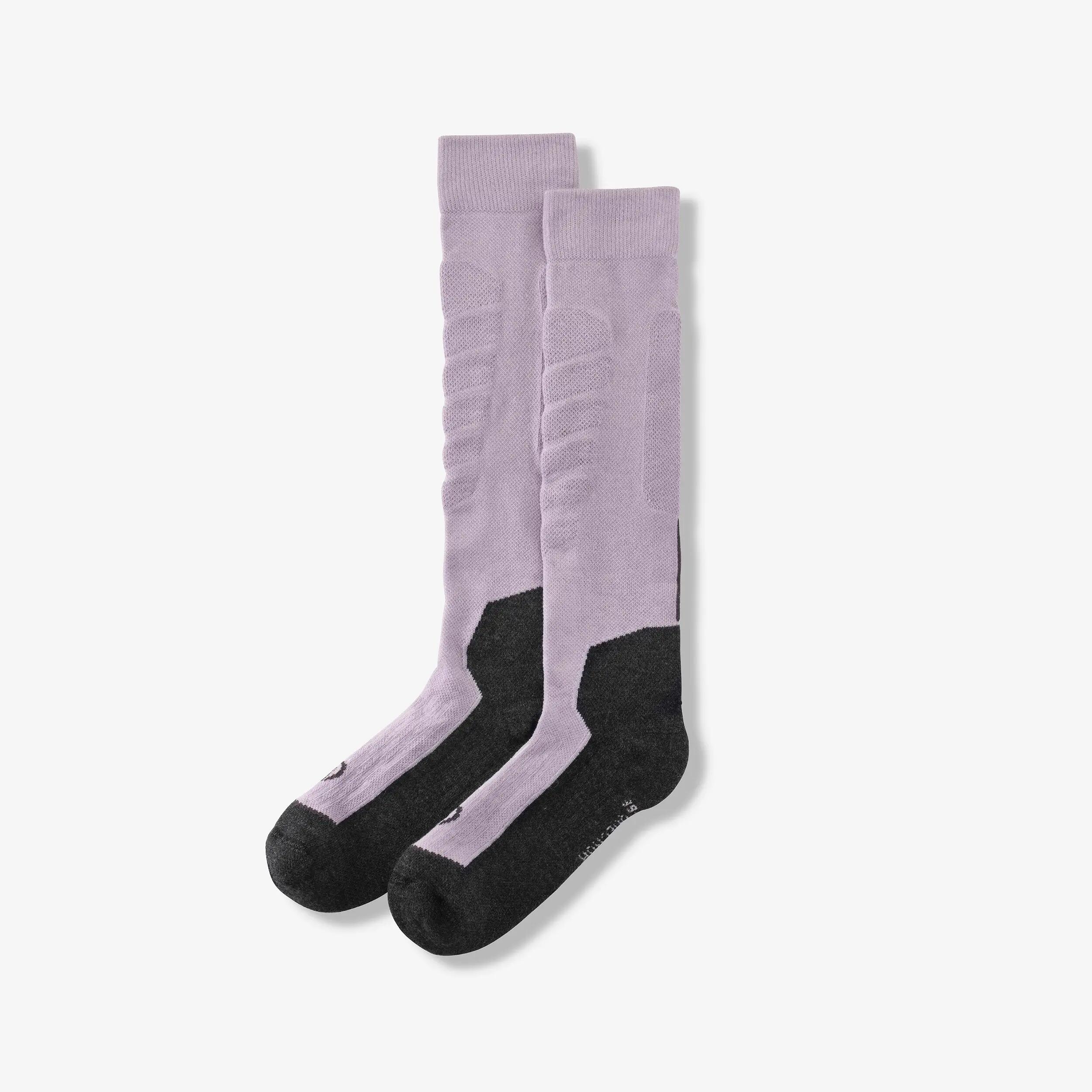 Kids’ Warm Ski and Snowboard Thermal Socks, 500 4/7